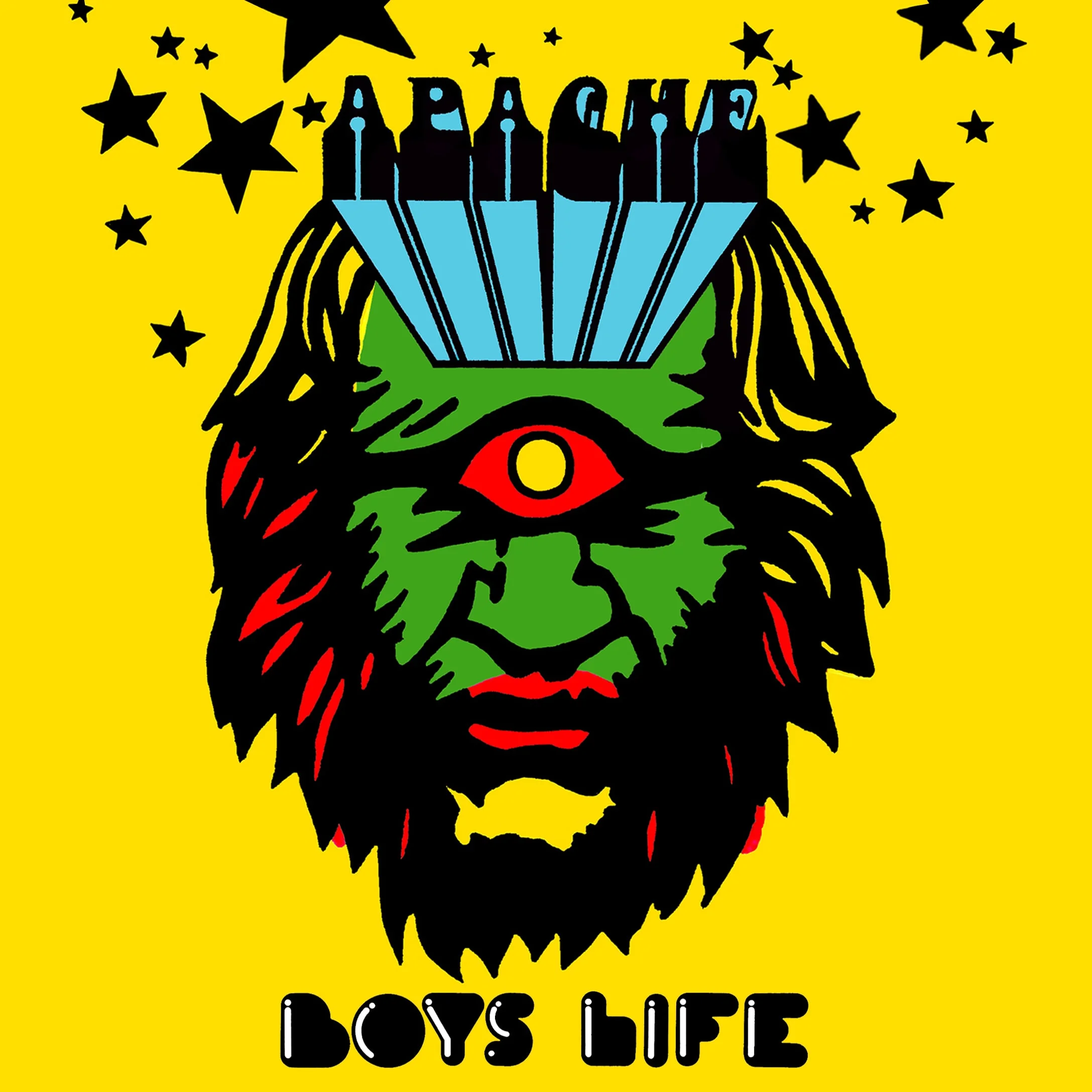 STARCADE DESIGNS FOR APACHE / DESIGN, ILLUSTRATION, 45 FRONT COVER / ©APACHE .