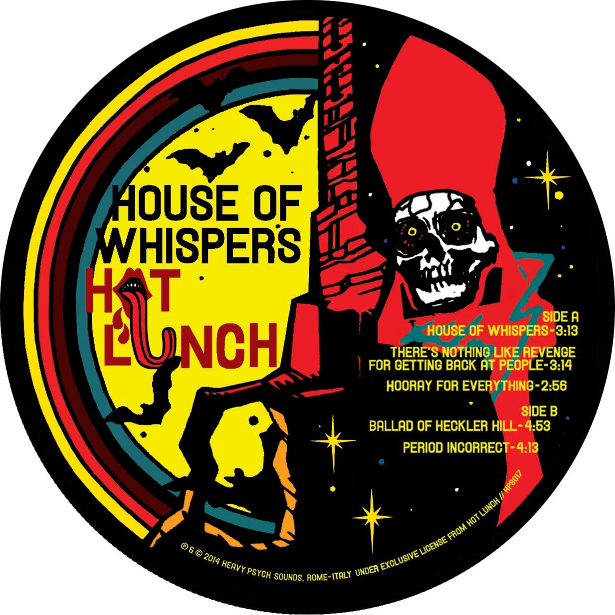STARCADE DESIGNS FOR HOT LUNCH / DESIGN, ILLUSTRATION, VINYL LABEL / ©HOT LUNCH .