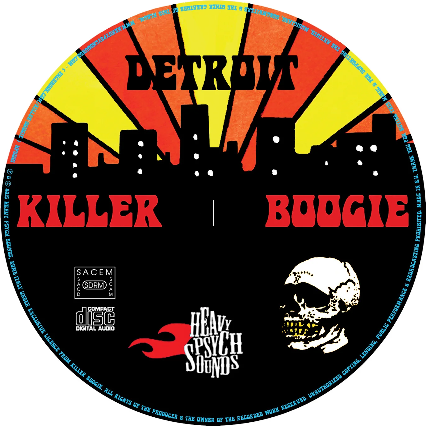 STARCADE DESIGNS FOR KILLER BOOGIE, FOR DISC PRINT / ©KILLER BOOGIE .