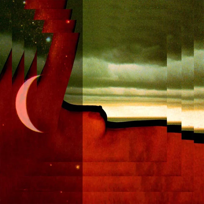 MORNING RISE / MIXED MEDIA PAPER COLLAGE / 24X24IN .