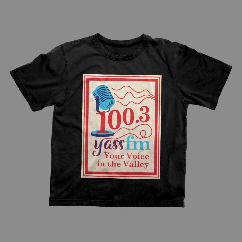 Winner for Yass FM tshirt competition