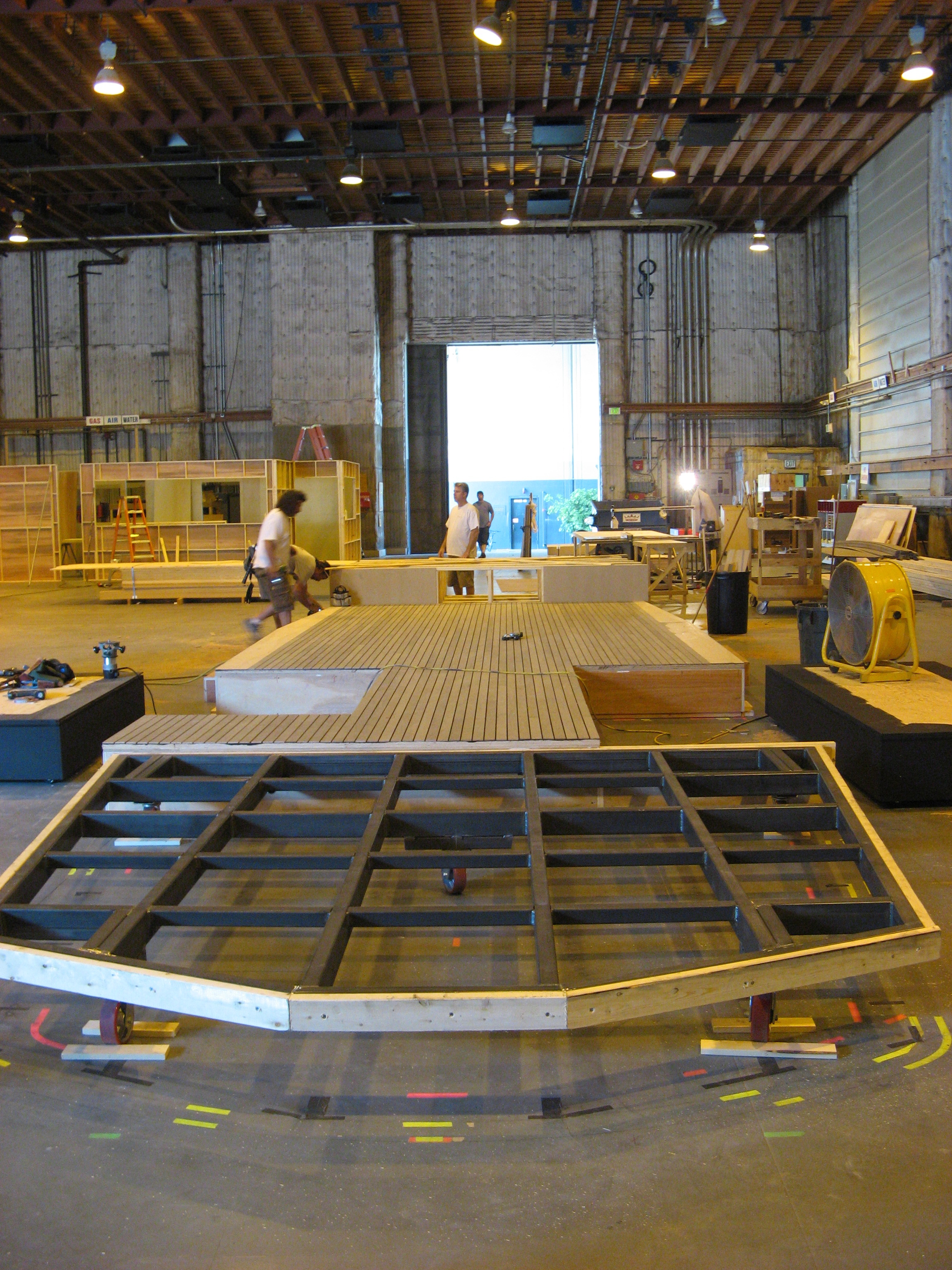 Houseboat During Construction