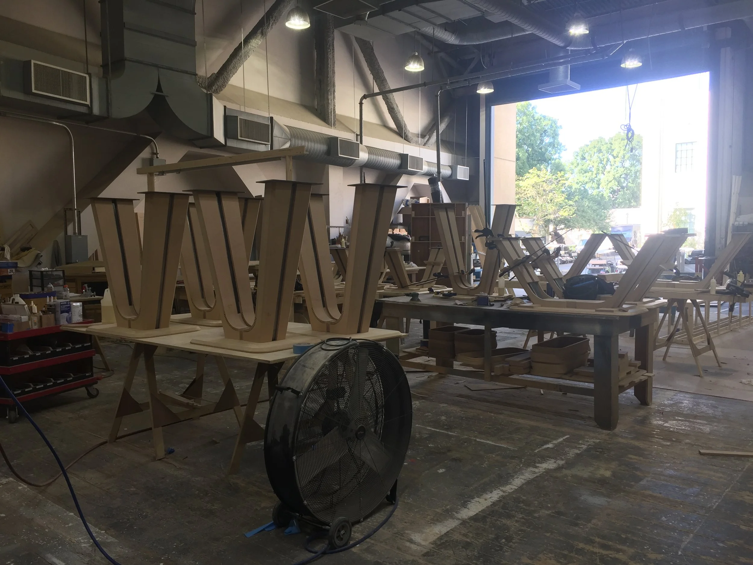 Dining Quarters Tables Under Construction