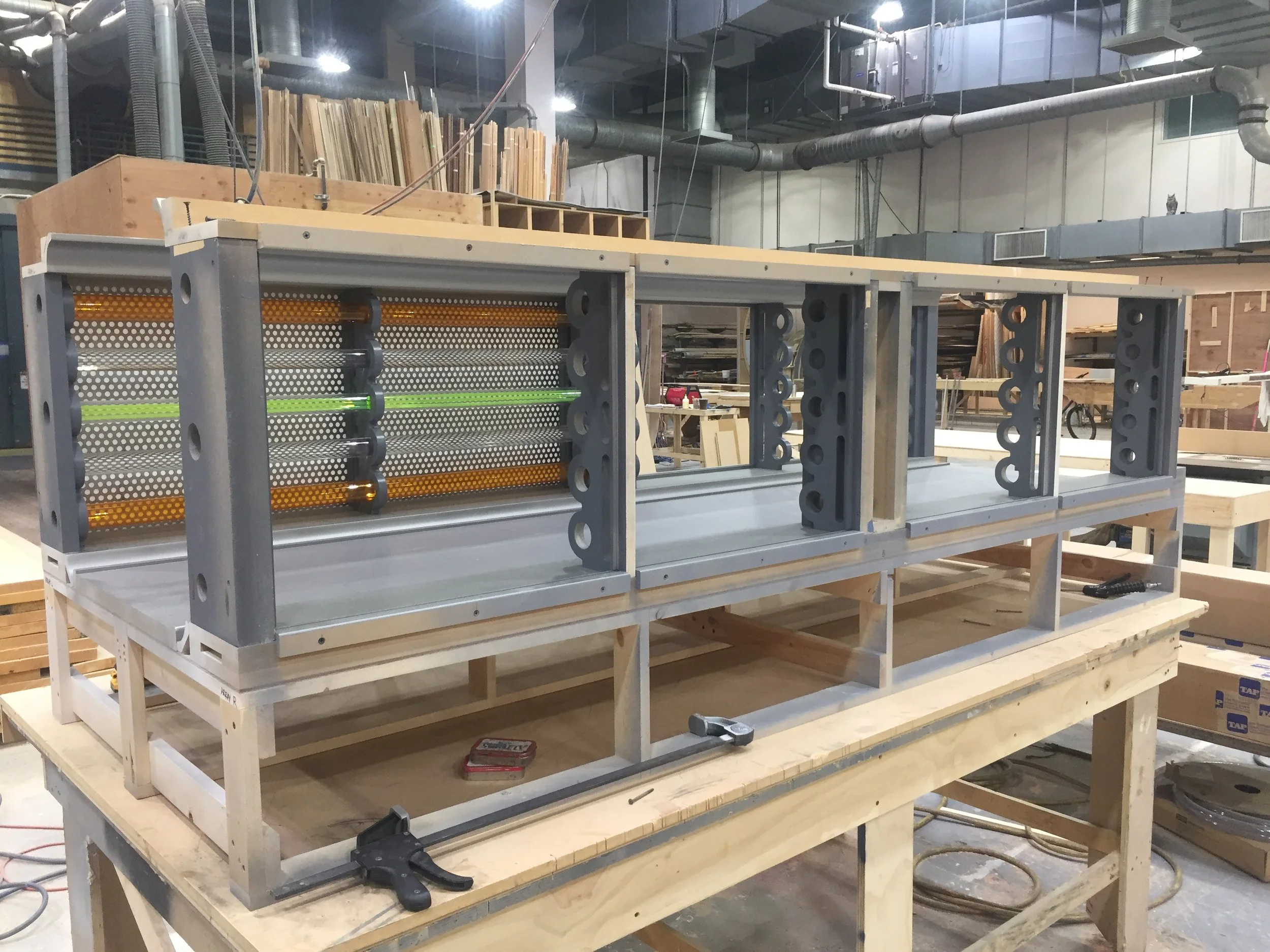 Duct Set during construction