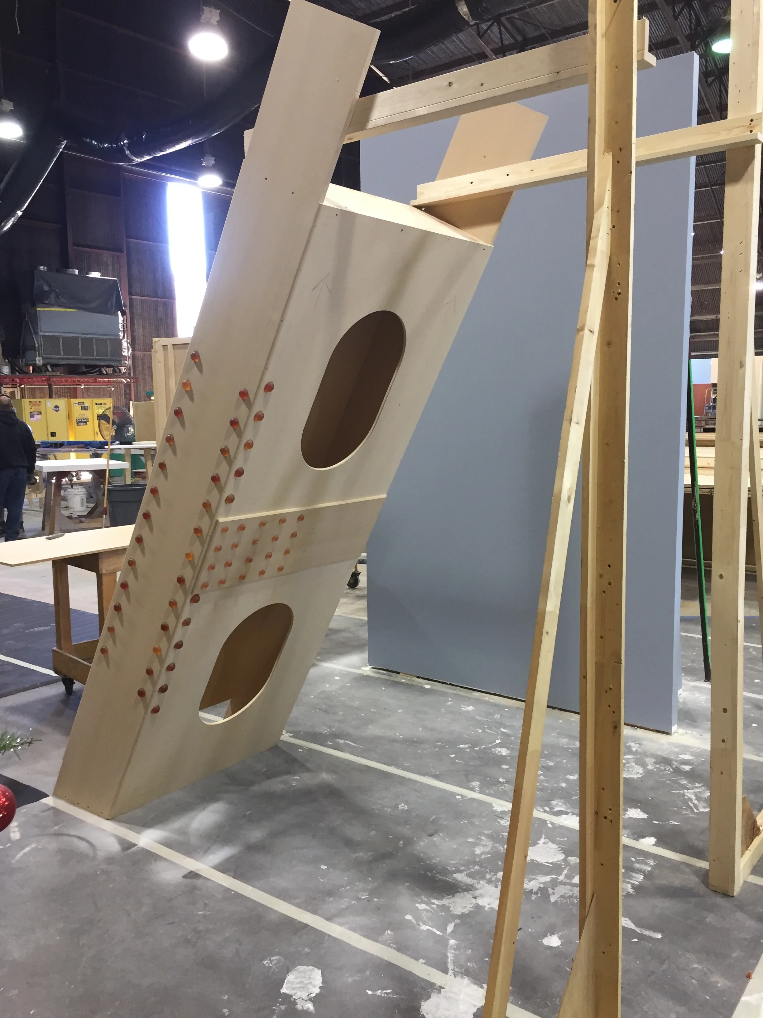 Oakland-SF Bay Bridge Section under Construction