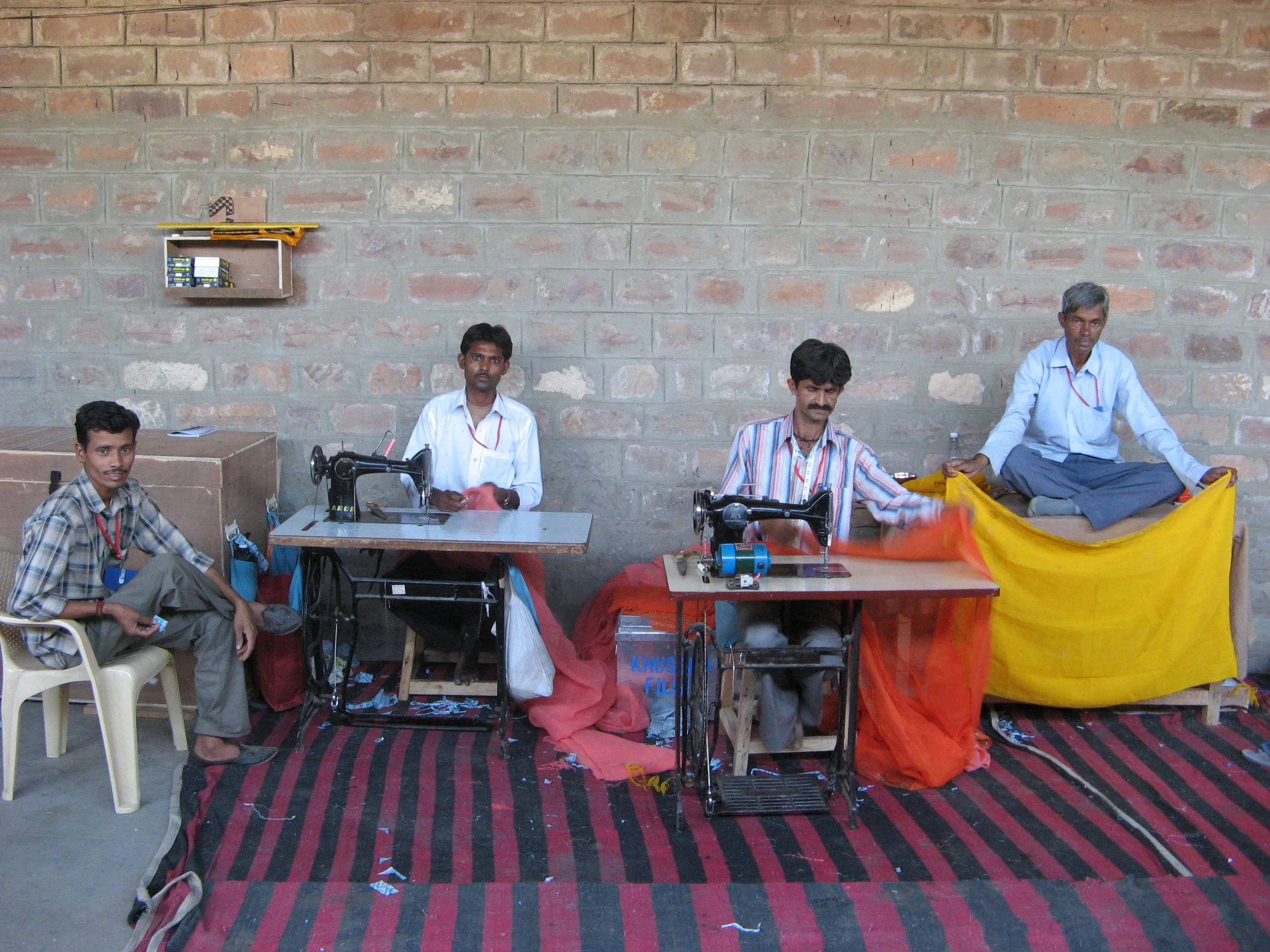 Tailors Outside Jodhpur Mill