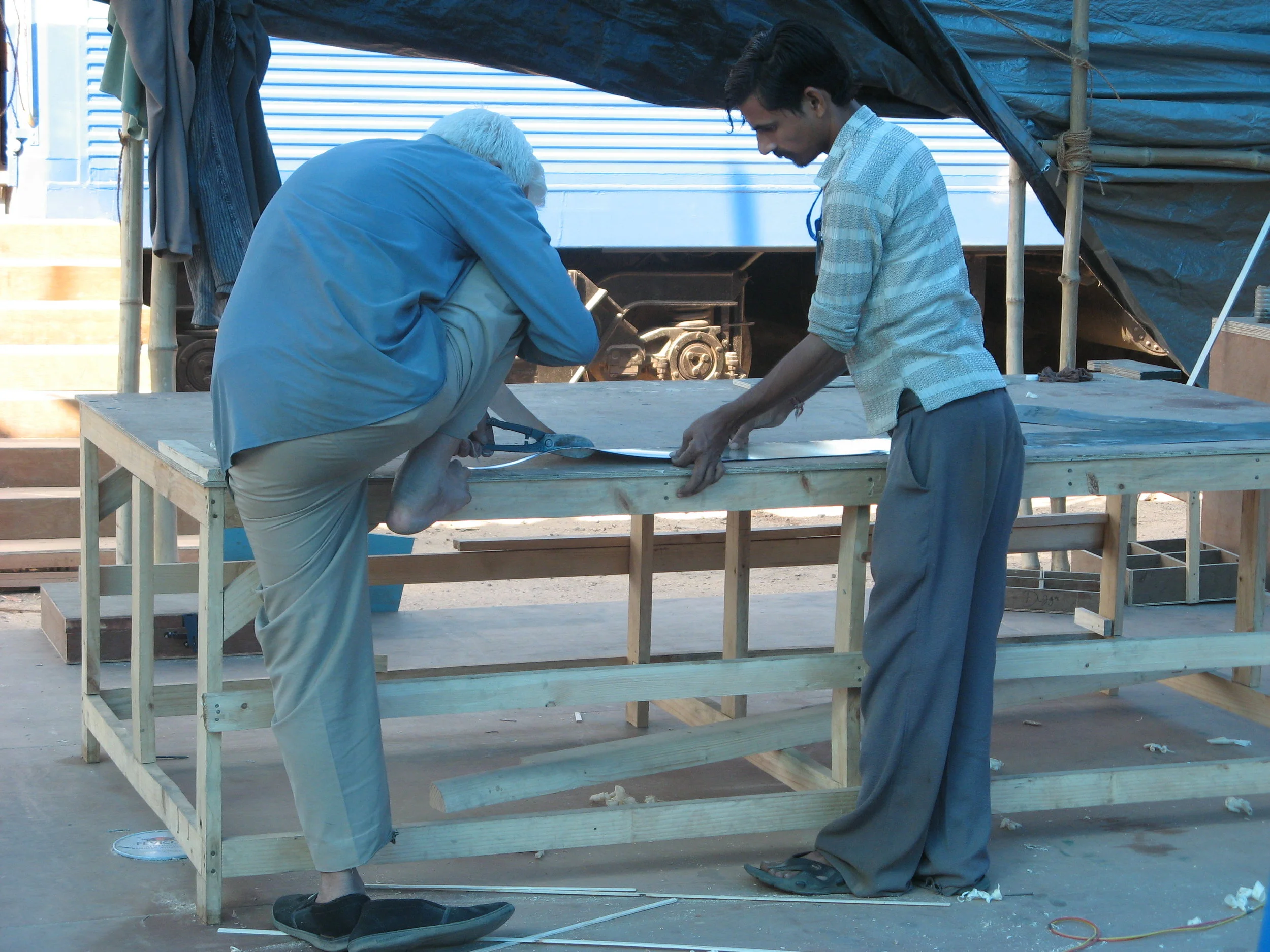 Master Carpenter and His Assistant