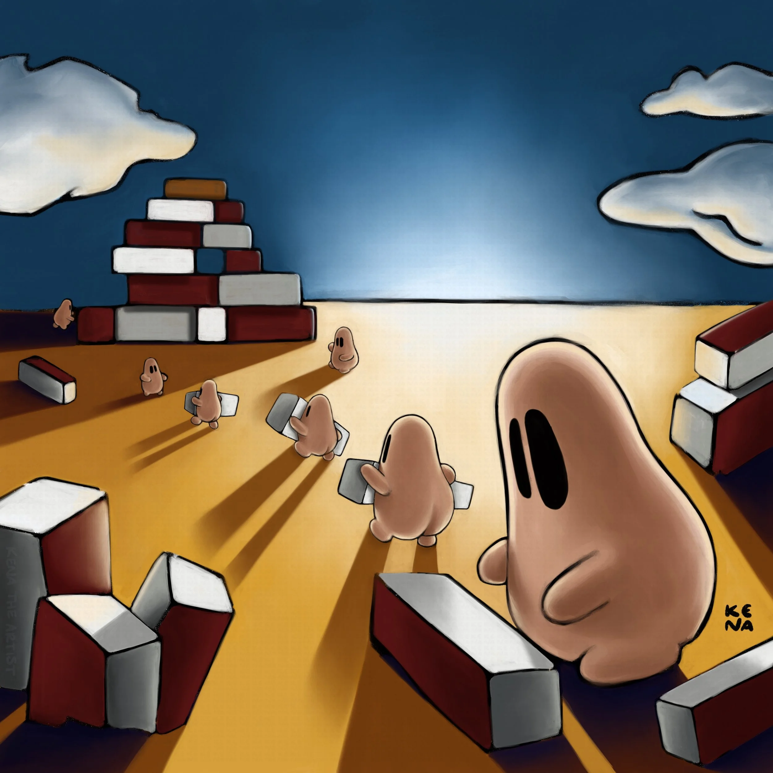 Build, Blobbies. Build.