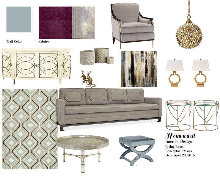Conceptual design packages, like this one above, are great for clients with smaller projects and budgets .