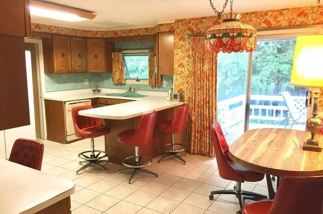 The simple, understated kitchen.
