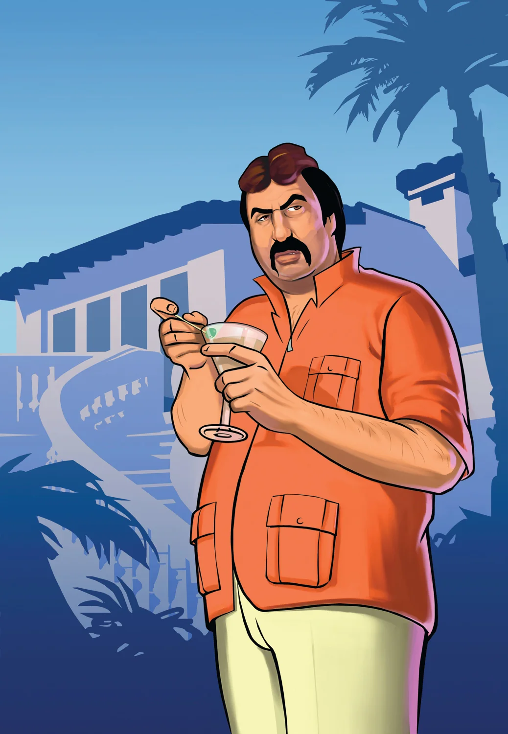GTA Vice City Stories. Gonzalez illustration. 2006