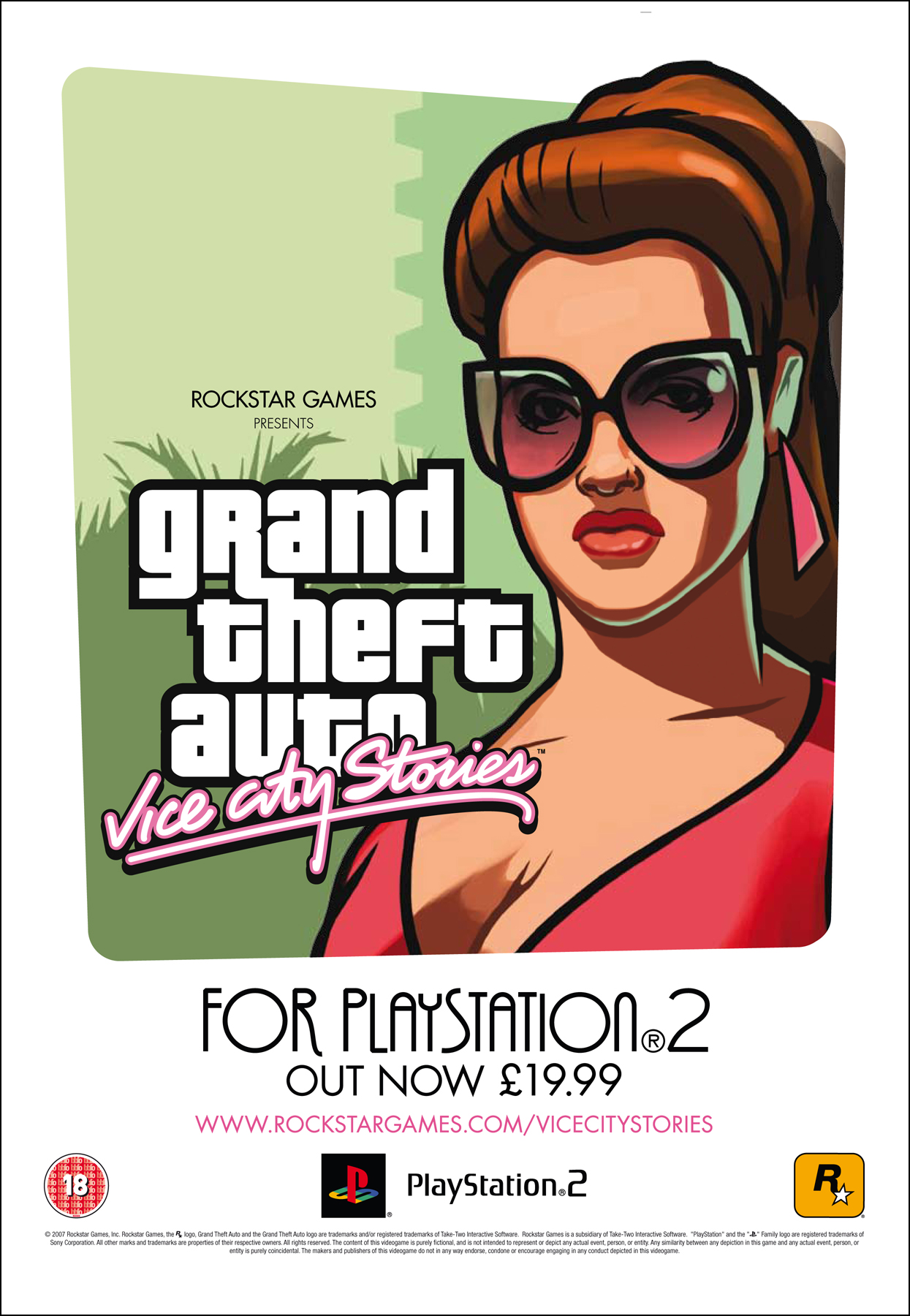 Grand Theft Auto Vice City Poster GTA Poster Gaming Poster 