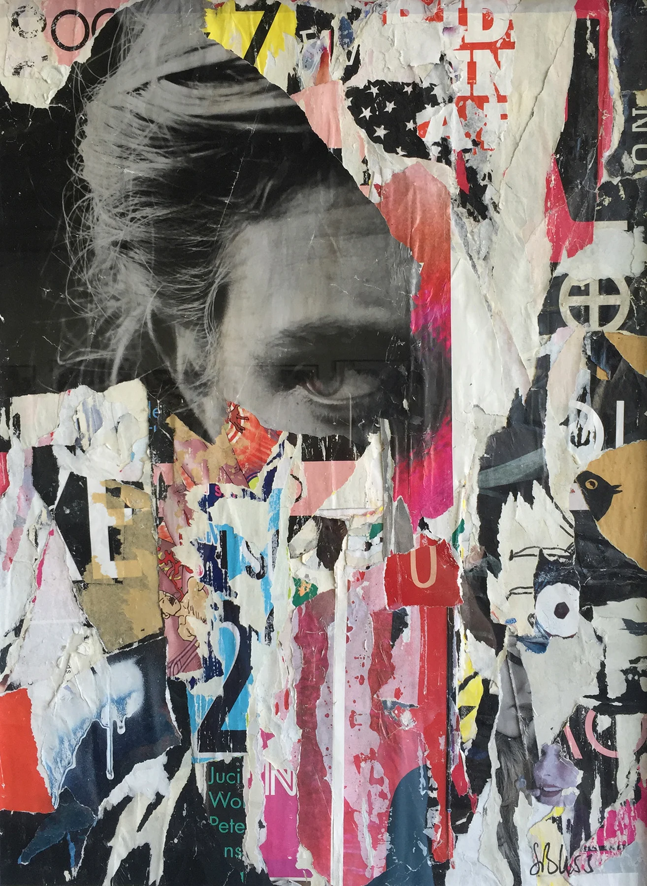 007. RIPPED RE-COMPOSED STREET POSTERS. 17”x 24”