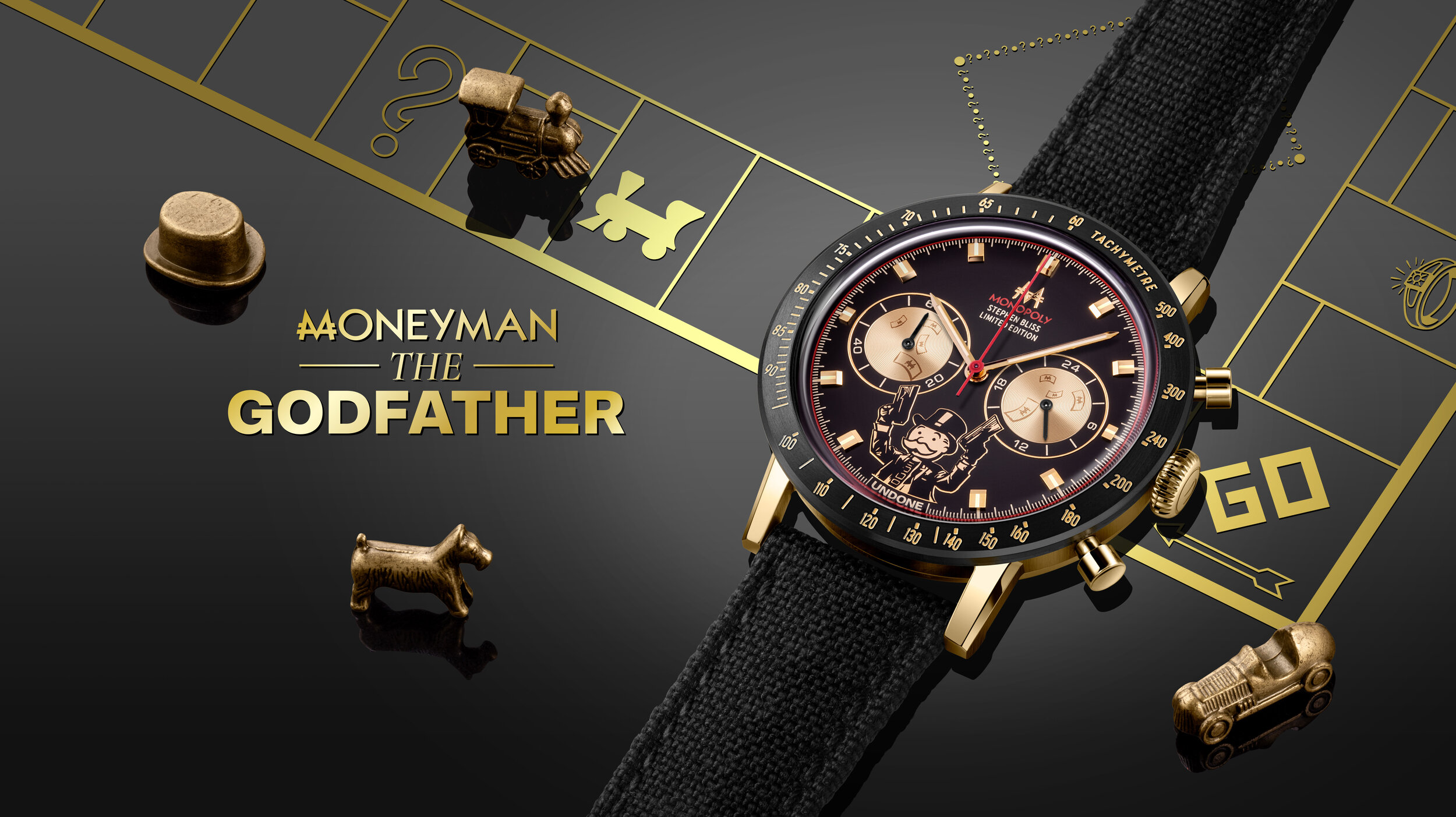 COLLABORATION WITH UNDONE WATCHES X MONOPOLY