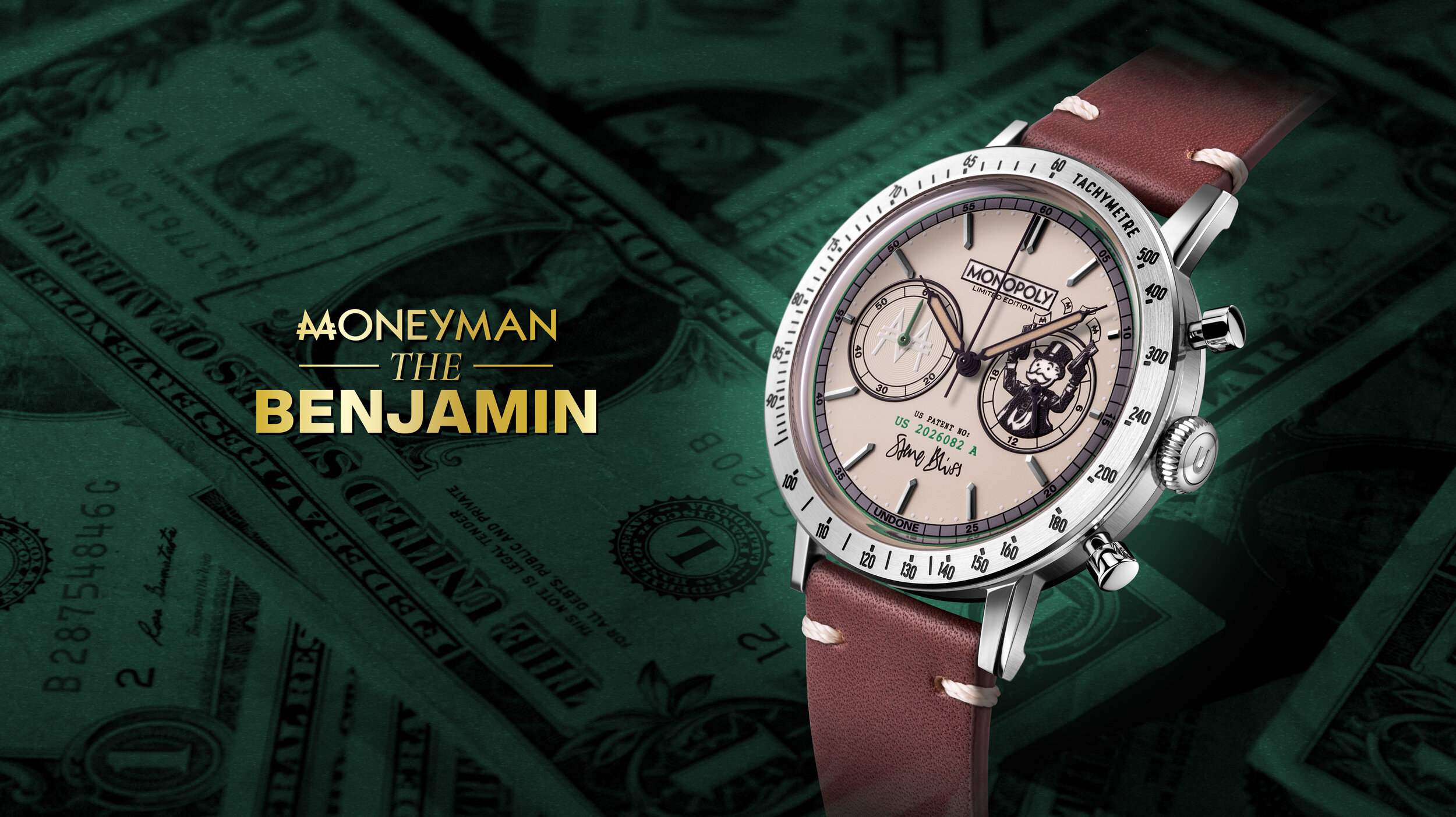 COLLABORATION WITH UNDONE WATCHES X MONOPOLY