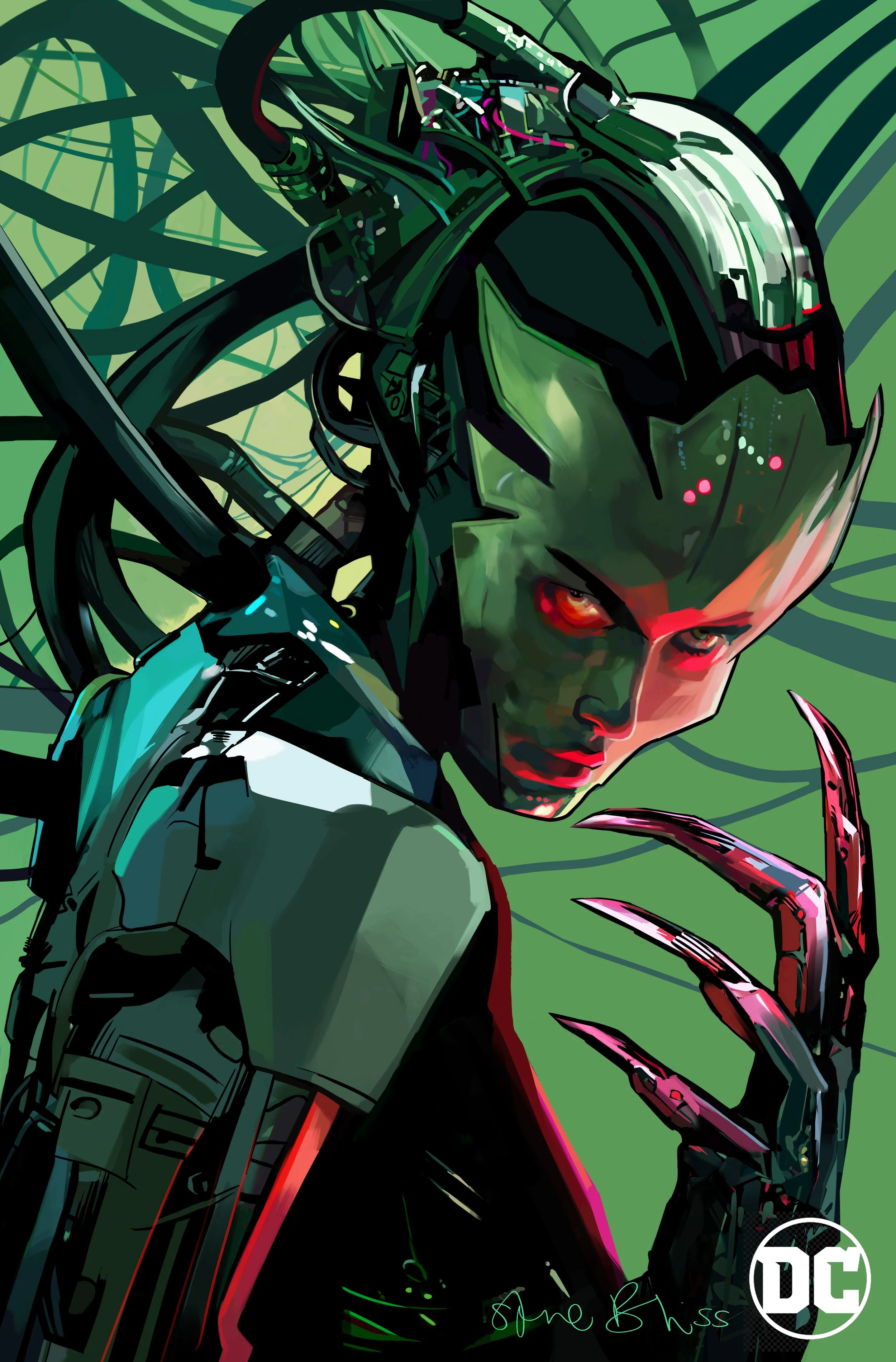 DC Comics. Queen Brainiac. Variant cover Absolute Power #3. (Copy)