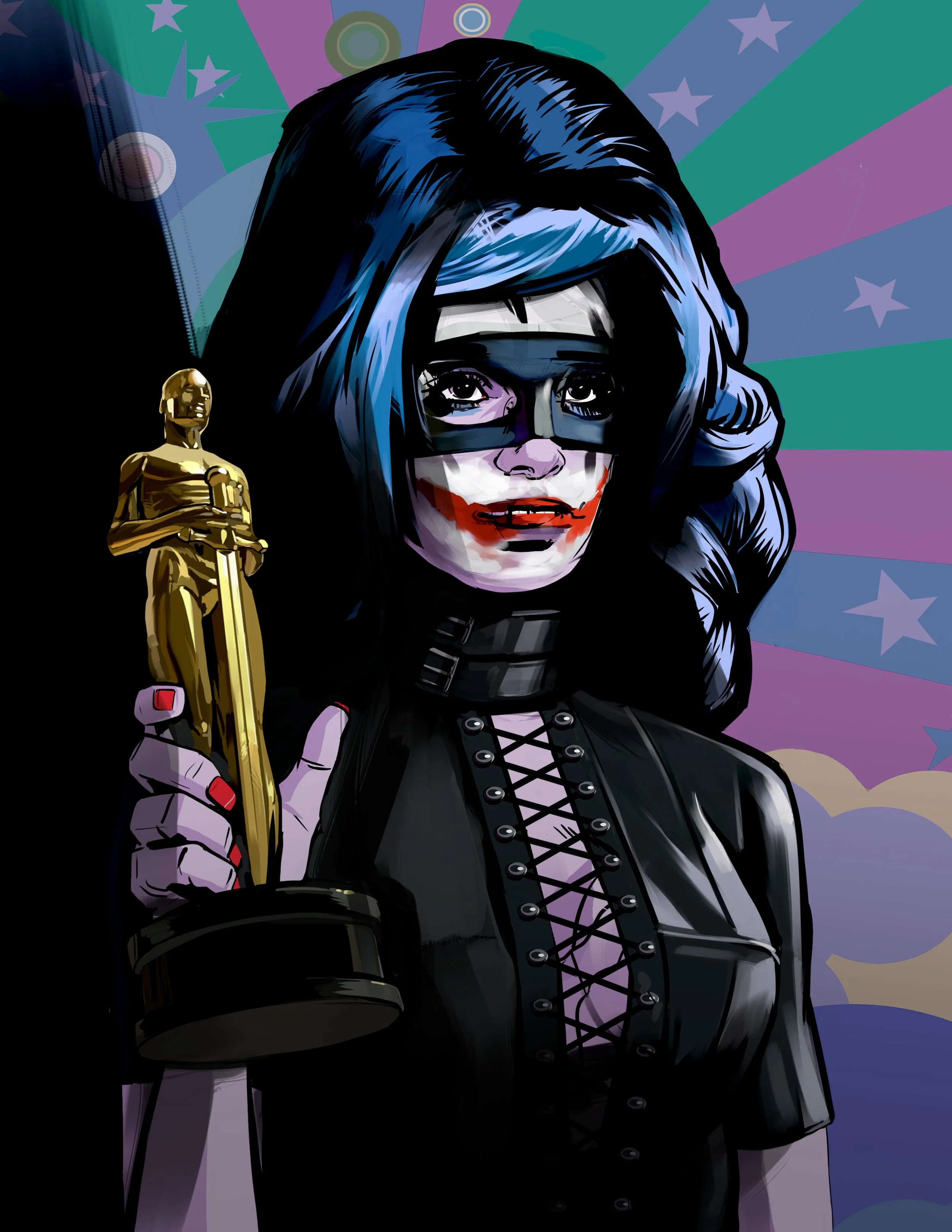 Barb Bardot: Mayor of Fear City. With Oscar.