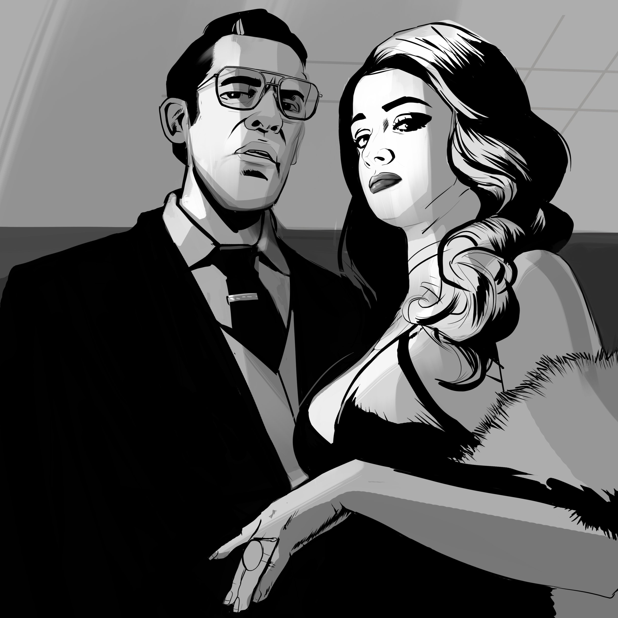 Pepito and Seraphini Languini. The Languini Crime Syndicate.