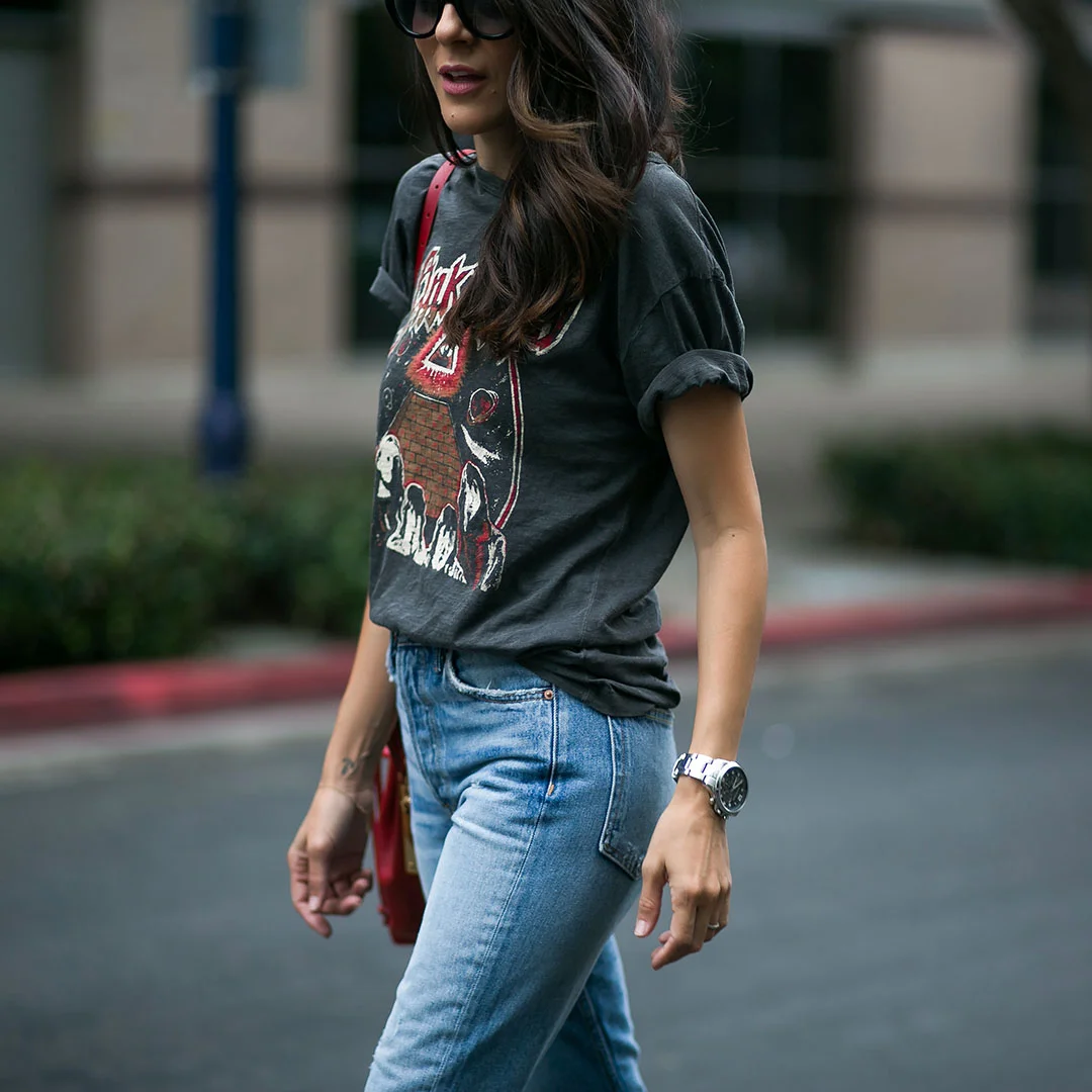 Band Tee's X GRLFRND Denim — lucy's whims