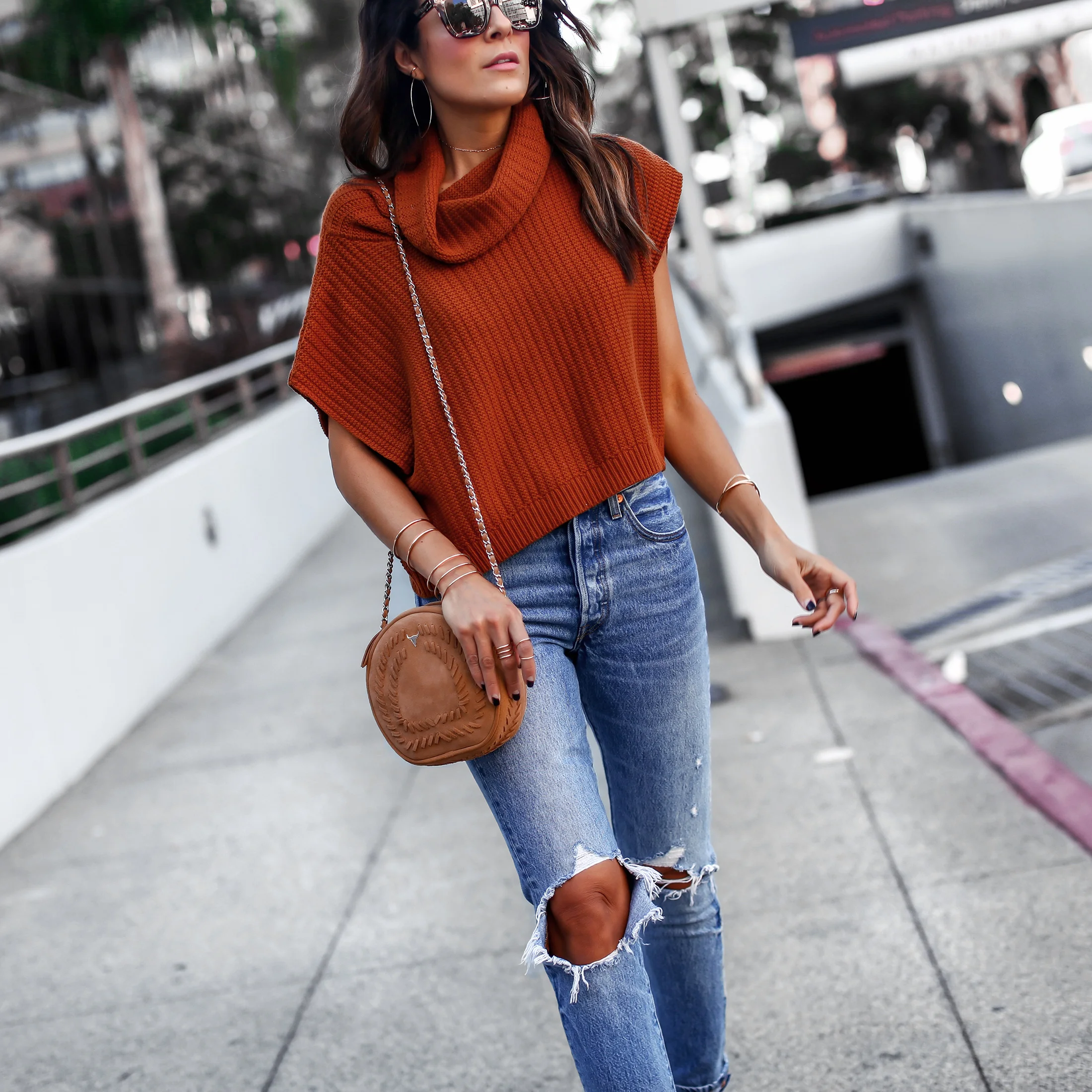 Free People Rust Knit Levis 501 Jeans Streetstyle San Diego Fashion Blogger.jpg