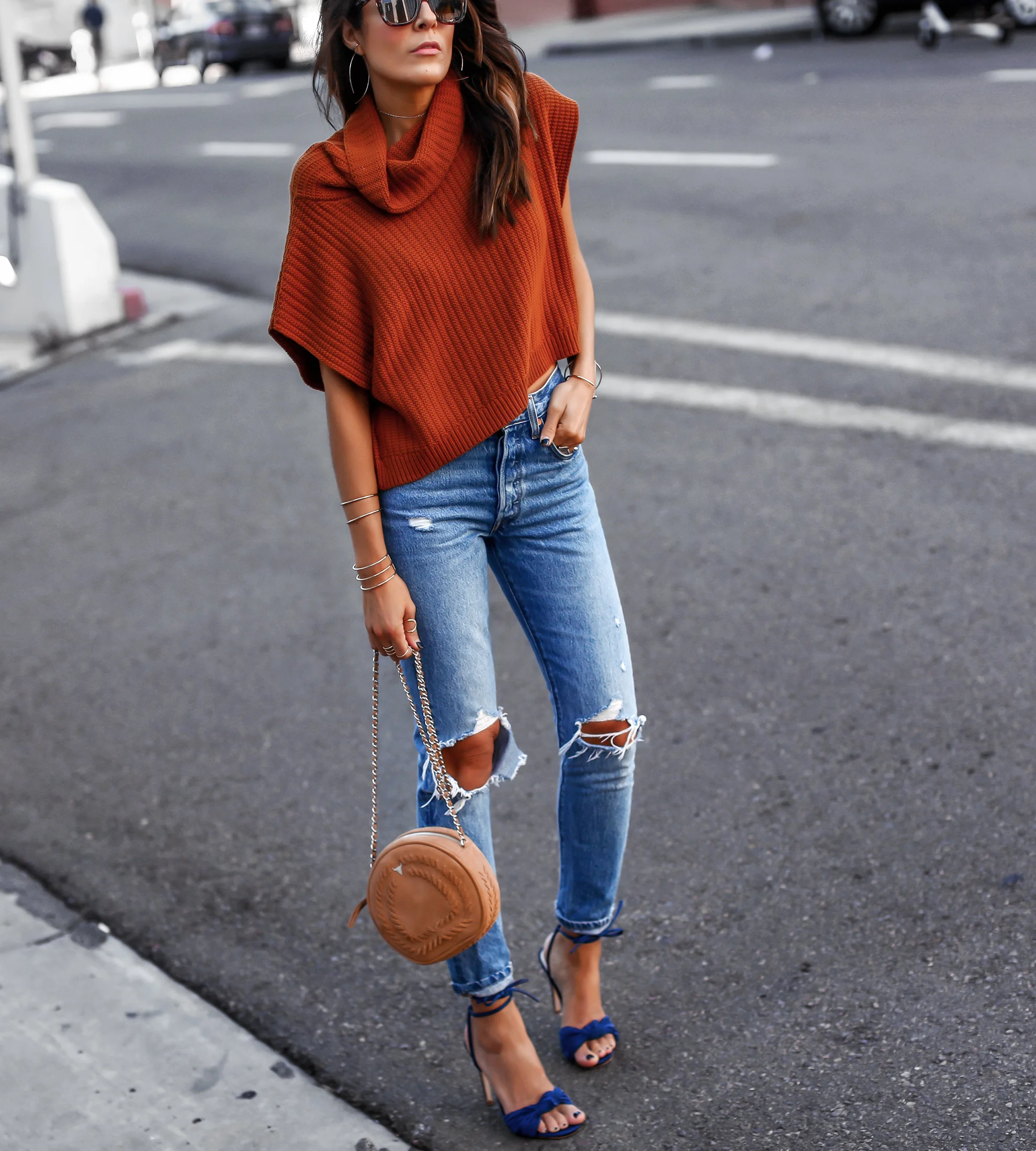 Free People Rust Knit Levis 501 Jeans Streetstyle San Diego Fashion Blogger.jpg