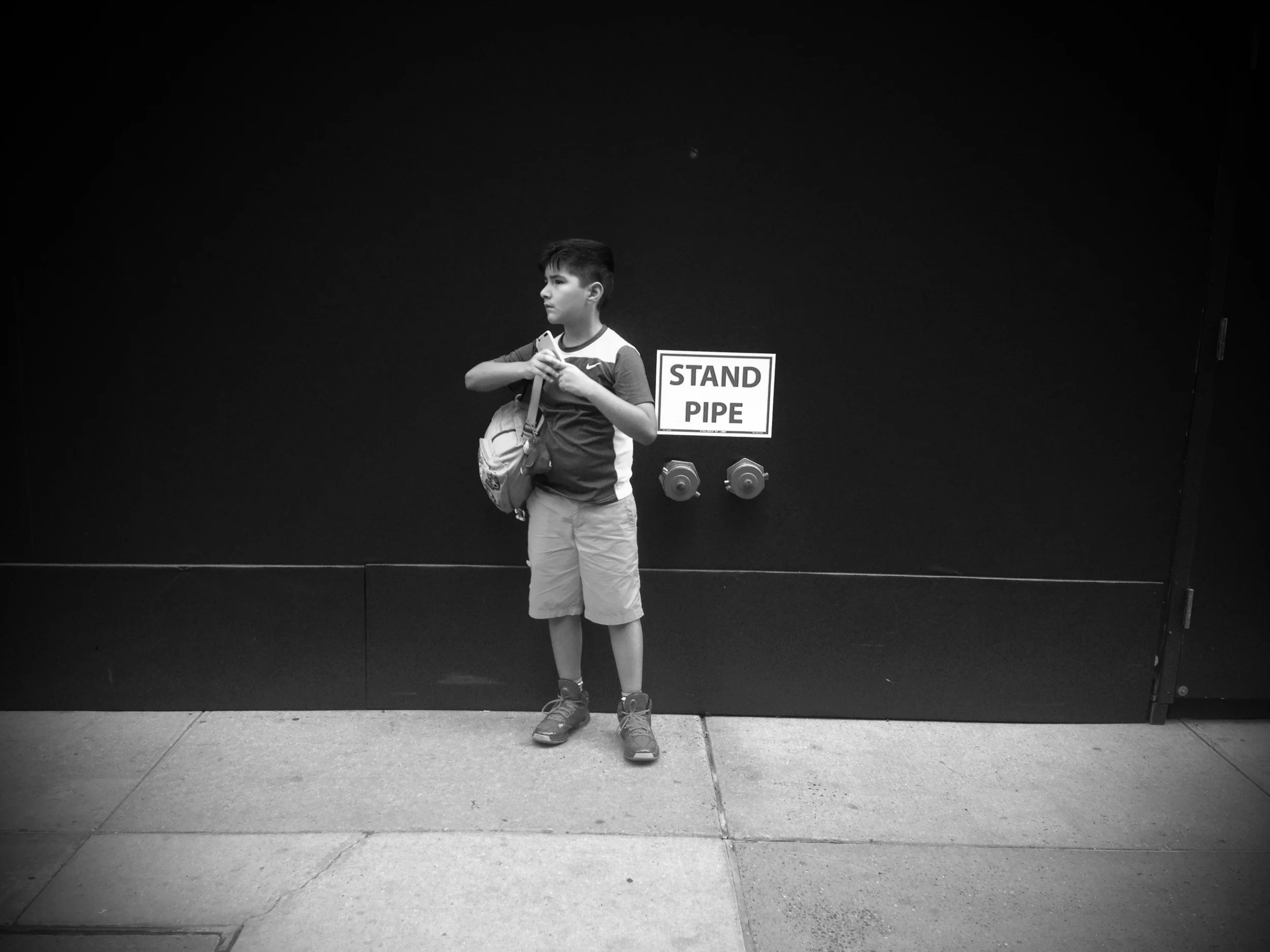 Boy on 5th Ave, NYC, 2014