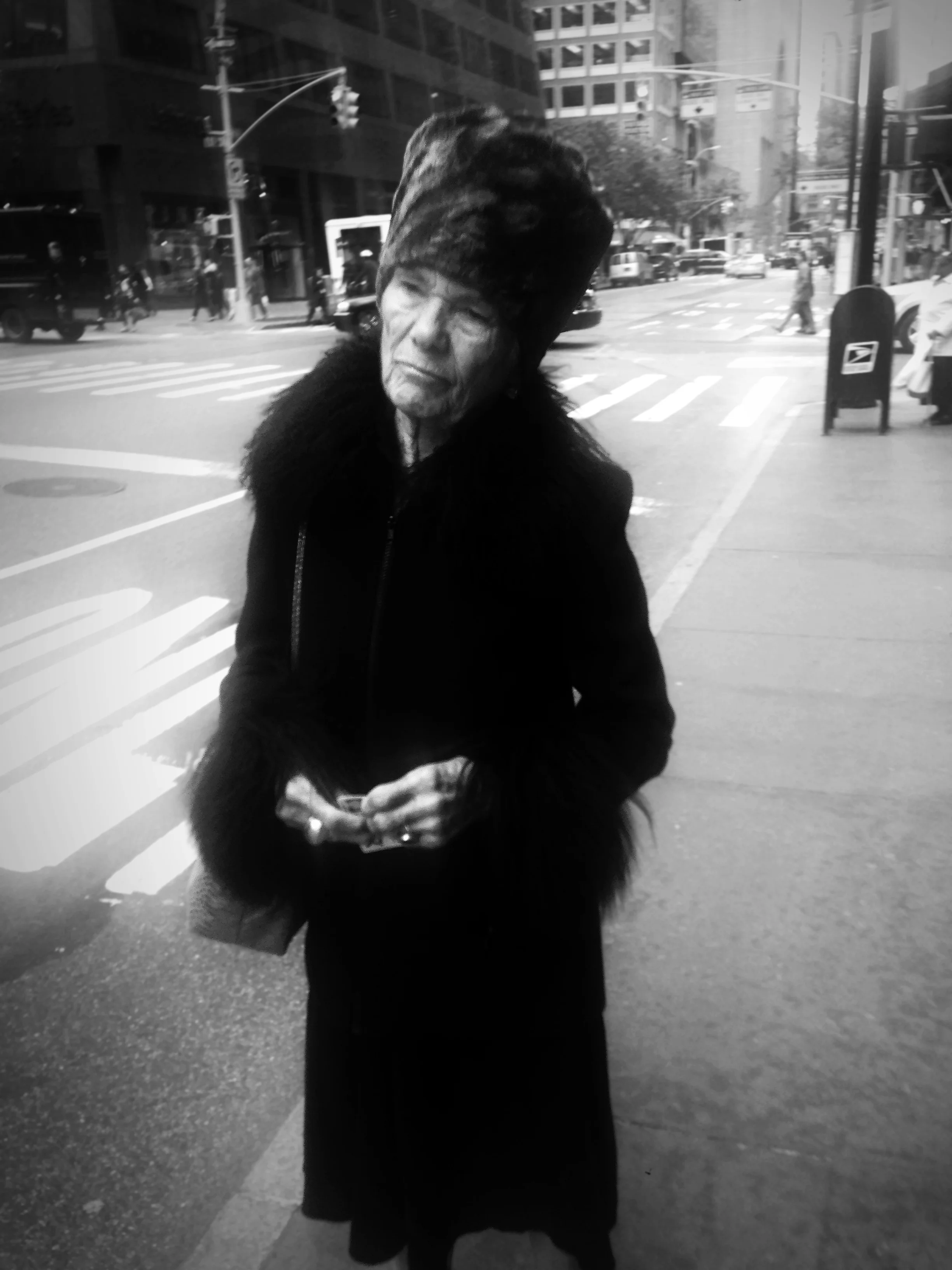 Woman with Tall Hat, NYC, 2014