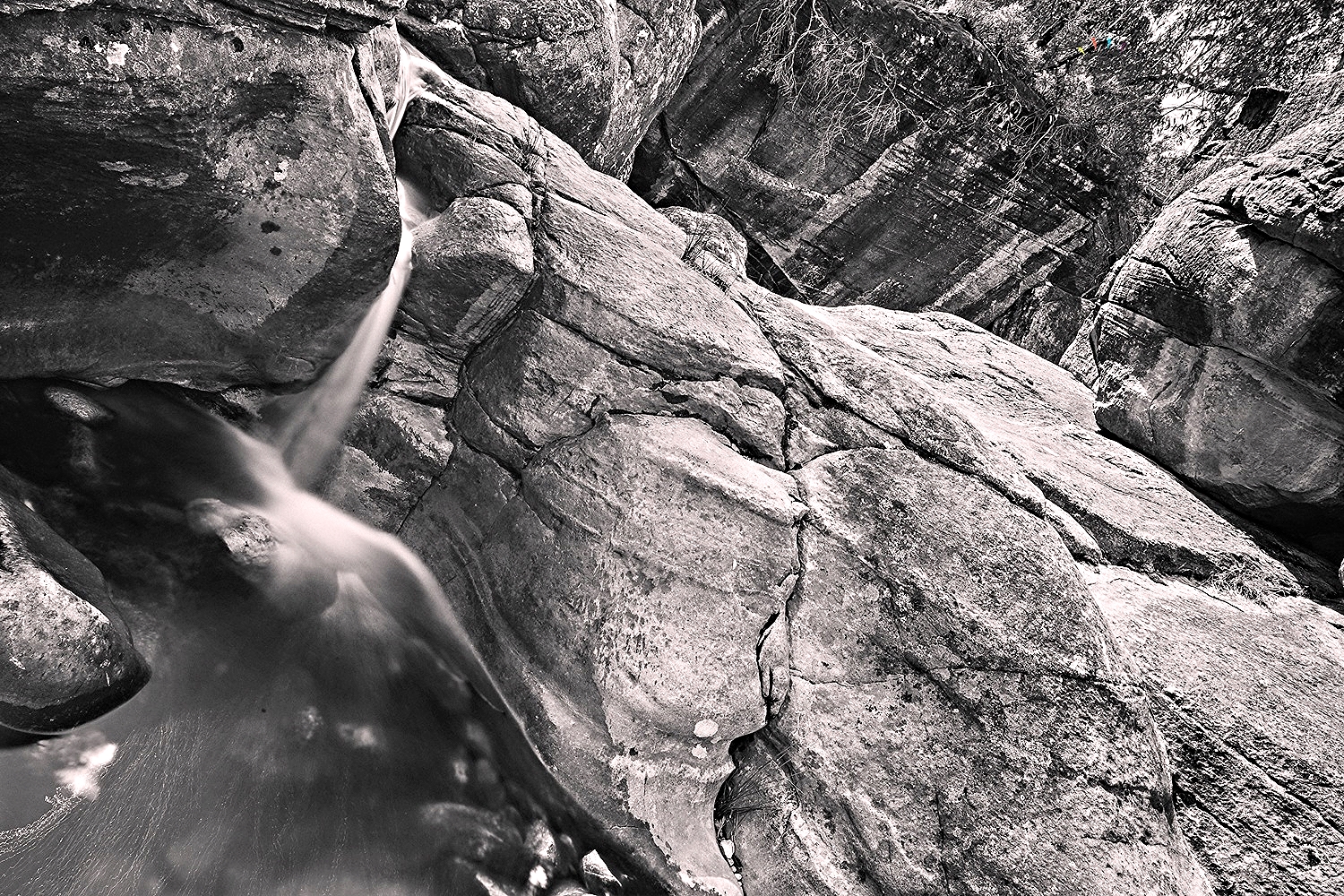 tiny waterfall