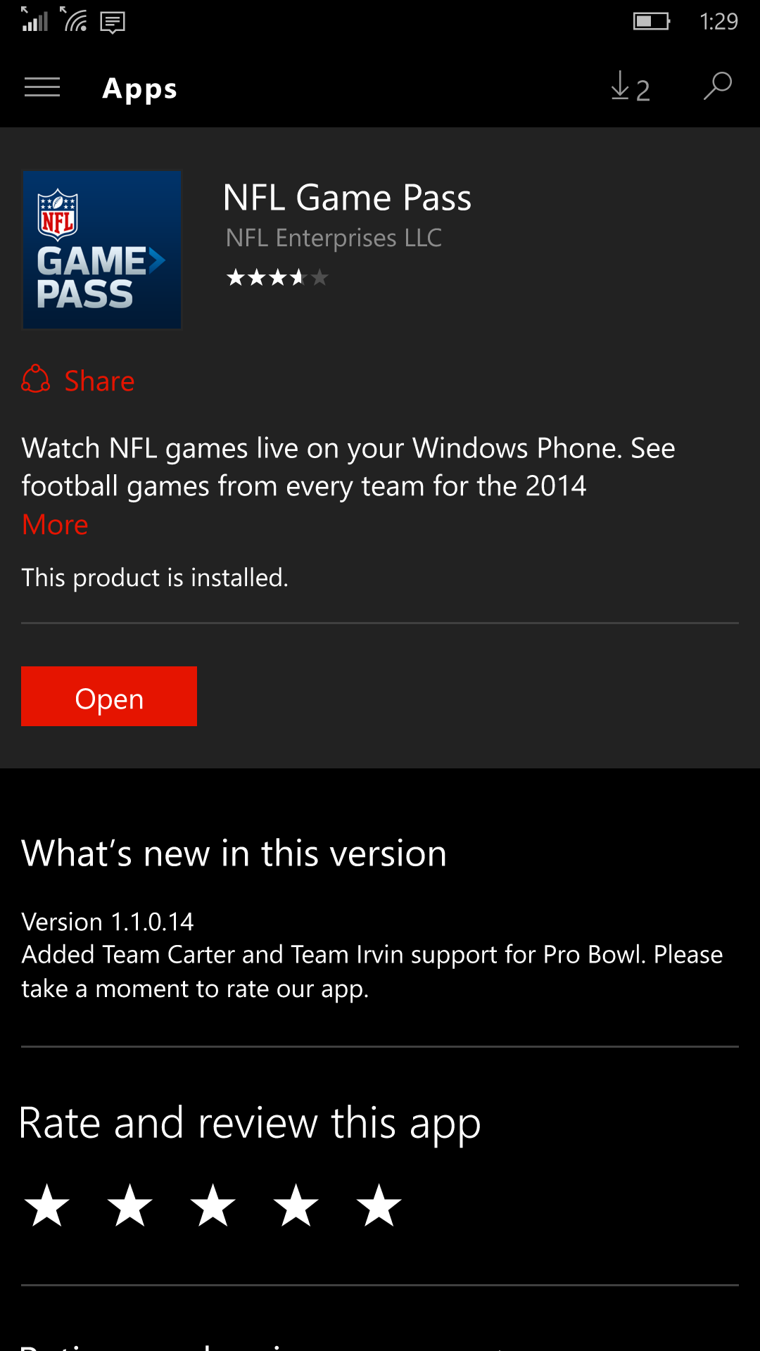 nfl game pass support