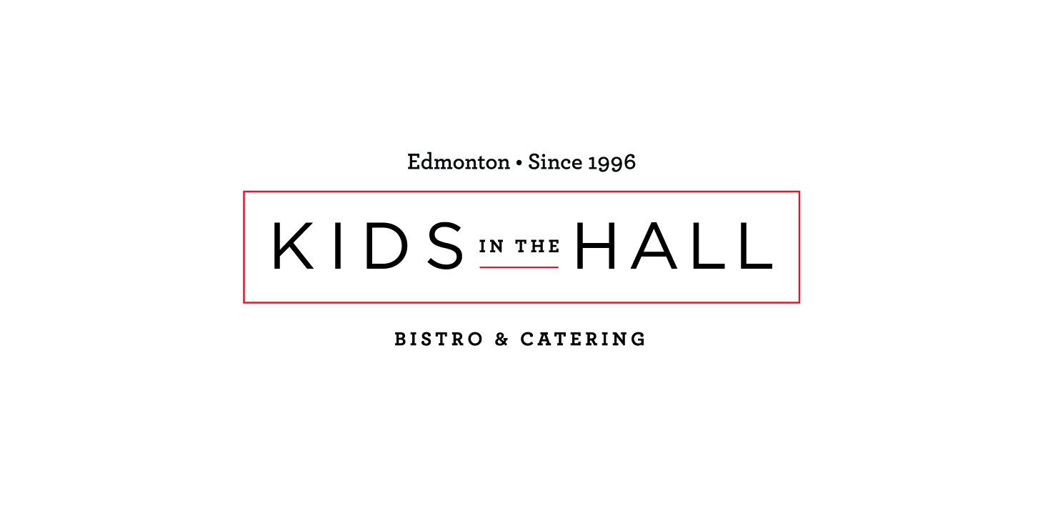 Primary lock-up Often the first point of contact and potentially your most memorable visual asset. Your logo provides you with a tool to be visually recognized, correctly attributed and remembered. The Kids in the Hall logo is available in alternate configurations to accommodate varying creative and functional applications. Each configuration is to be regarded as a whole unit and no piece of the logo should be altered in any way. 
