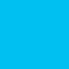 Pantone 2985 U HEX: #00C1F3 RGB: 0, 193, 243 CMYK: 67, 1, 0, 0