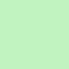 Light Green HEX: #BFF3BF RGB: 191, 243, 191 CMYK: 24, 0, 33, 0