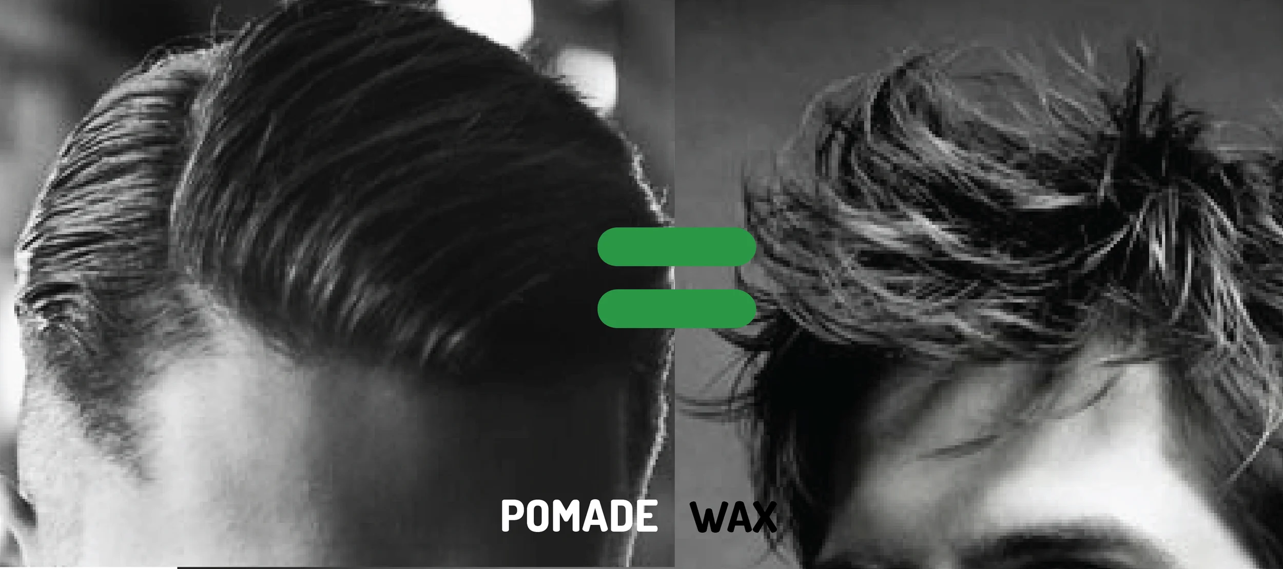 แว๊กซ์ เป็น Texturizing Product เหมาะกับทำผมยุ่ง.. โพเมดเหมาะกับทำผมเนี๊ยบ ลู่เรียบมีทิศทางที่ชัดเจน