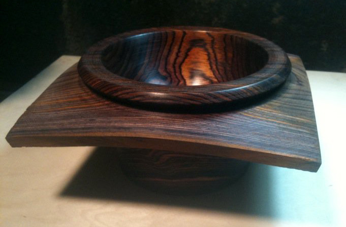Cocobolo Leaf Bowl