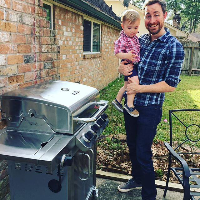 Just got this brand new shiny thing! 
Caption contest: Winner gets to fly him/herself down to Houston and I&rsquo;ll grill u some tasty meats! :) And... go!