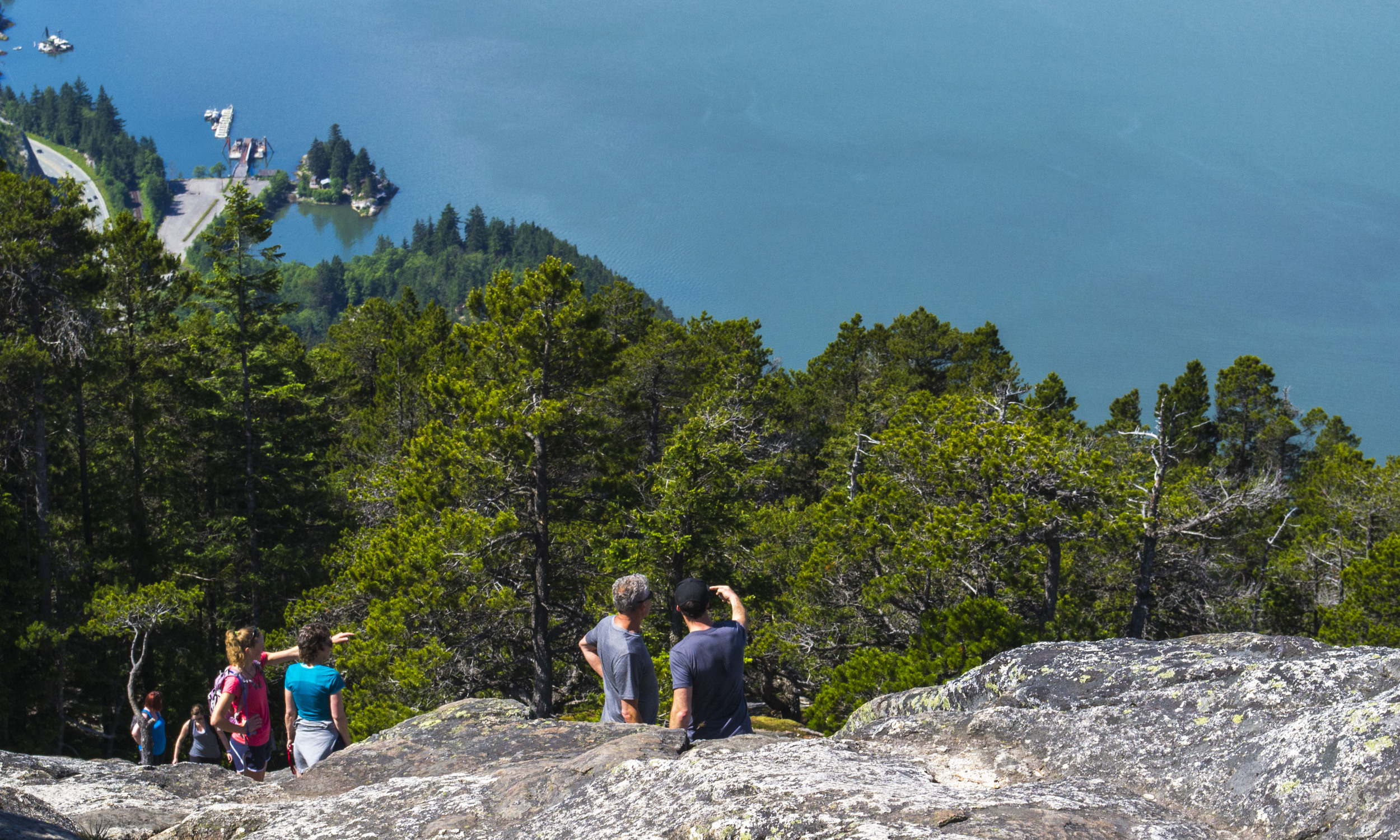 Guided hiking tour in Vancouver.