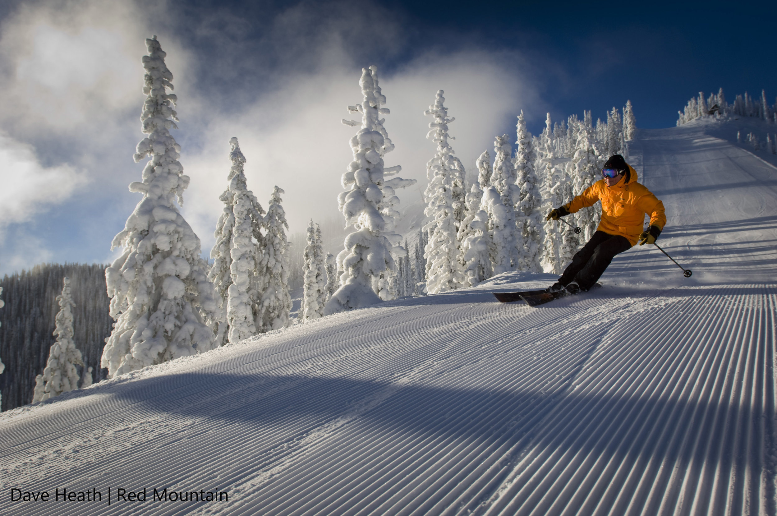 Ski tour at Red Mountain.