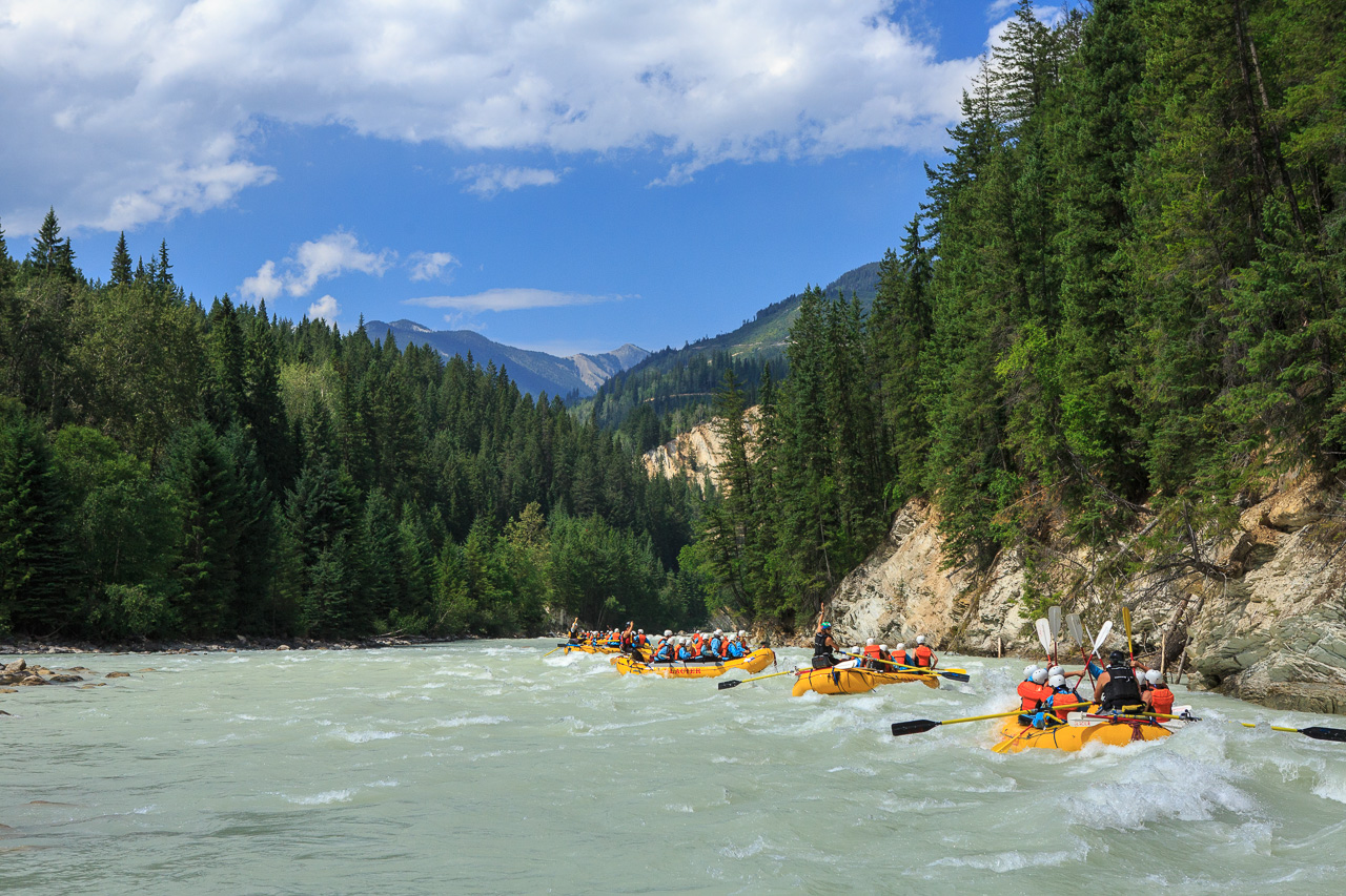 Canadian Rockies rafting