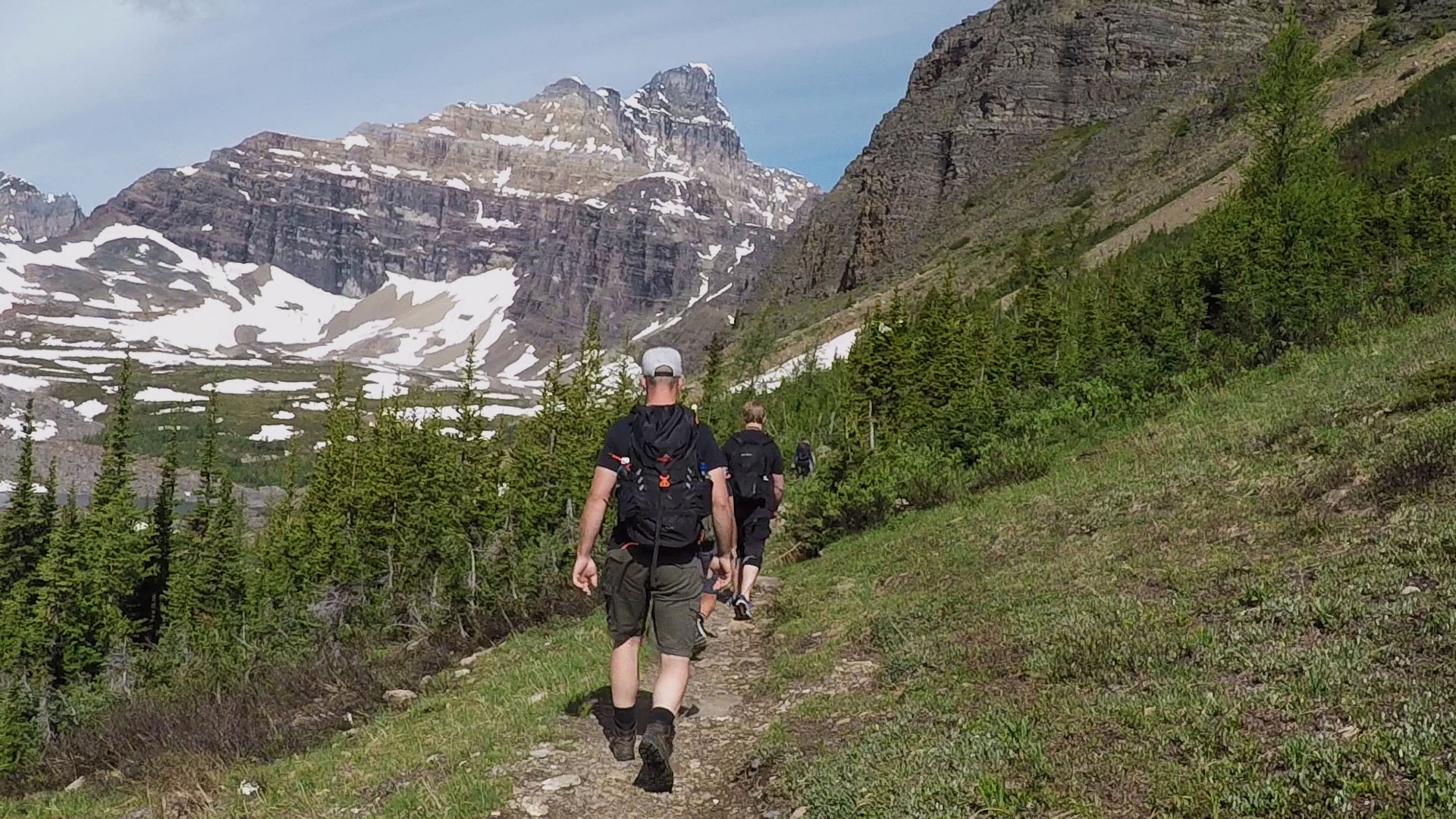 Hosted hiking tour in the Canadian Rockies.