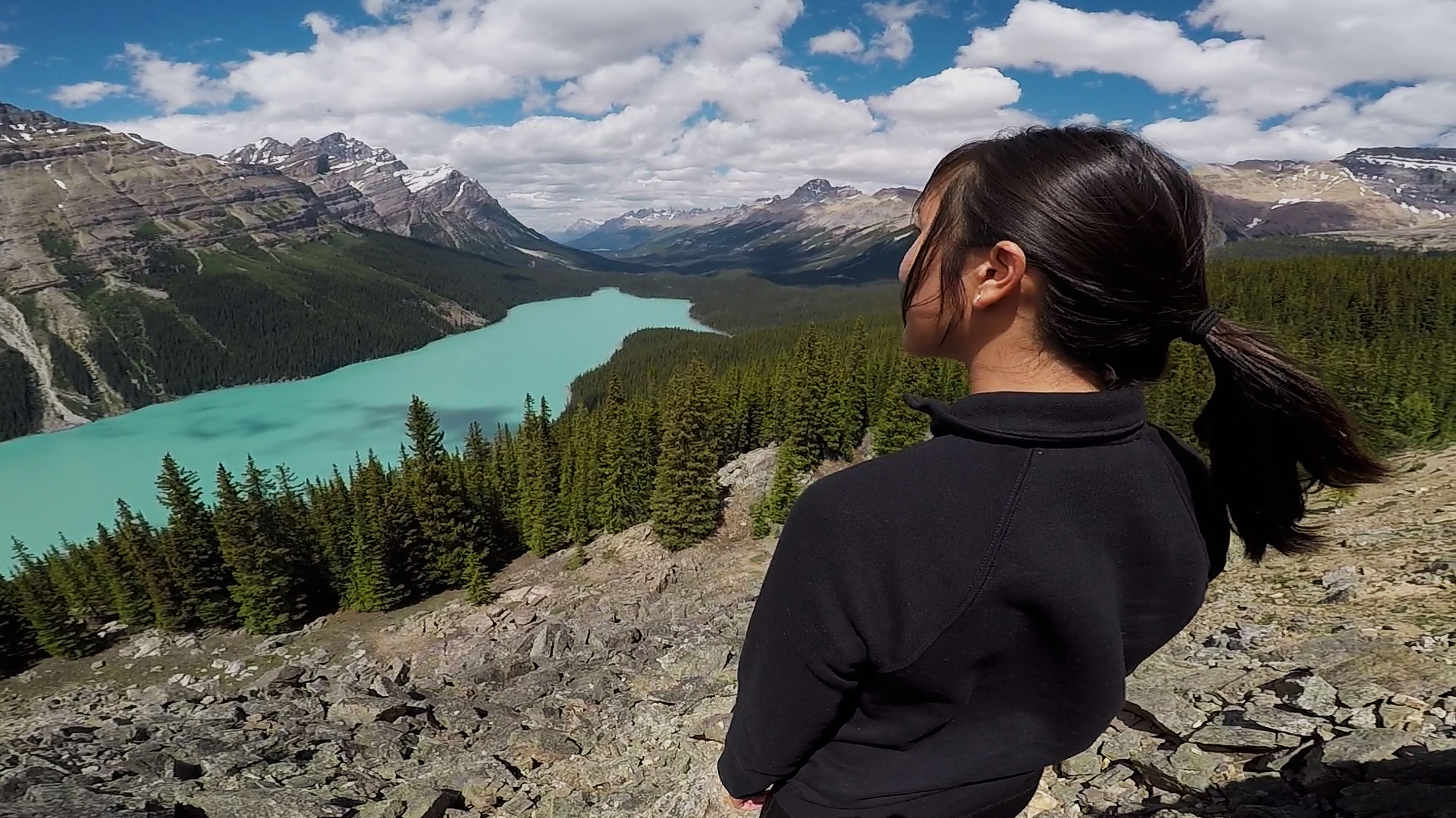 Peyto Lake during a guided expedition.