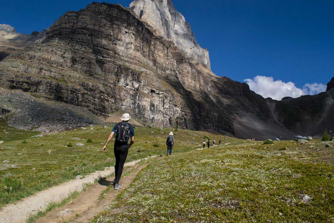 Active walking tour of the Canadian Rockies.