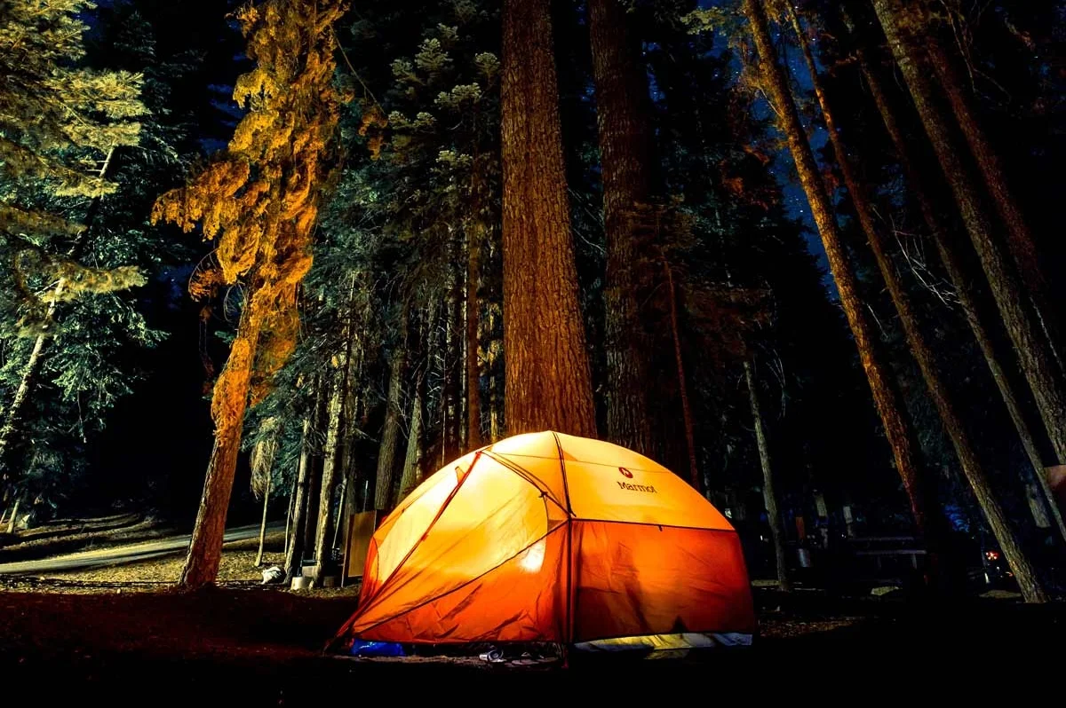 High quality equipment on a guided small group camping adventure.