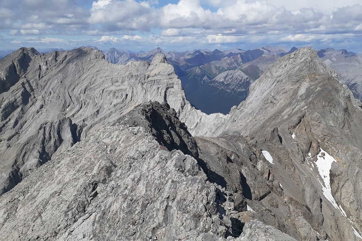 Cascade Mountain near Banff on a Fresh Adventures tour.