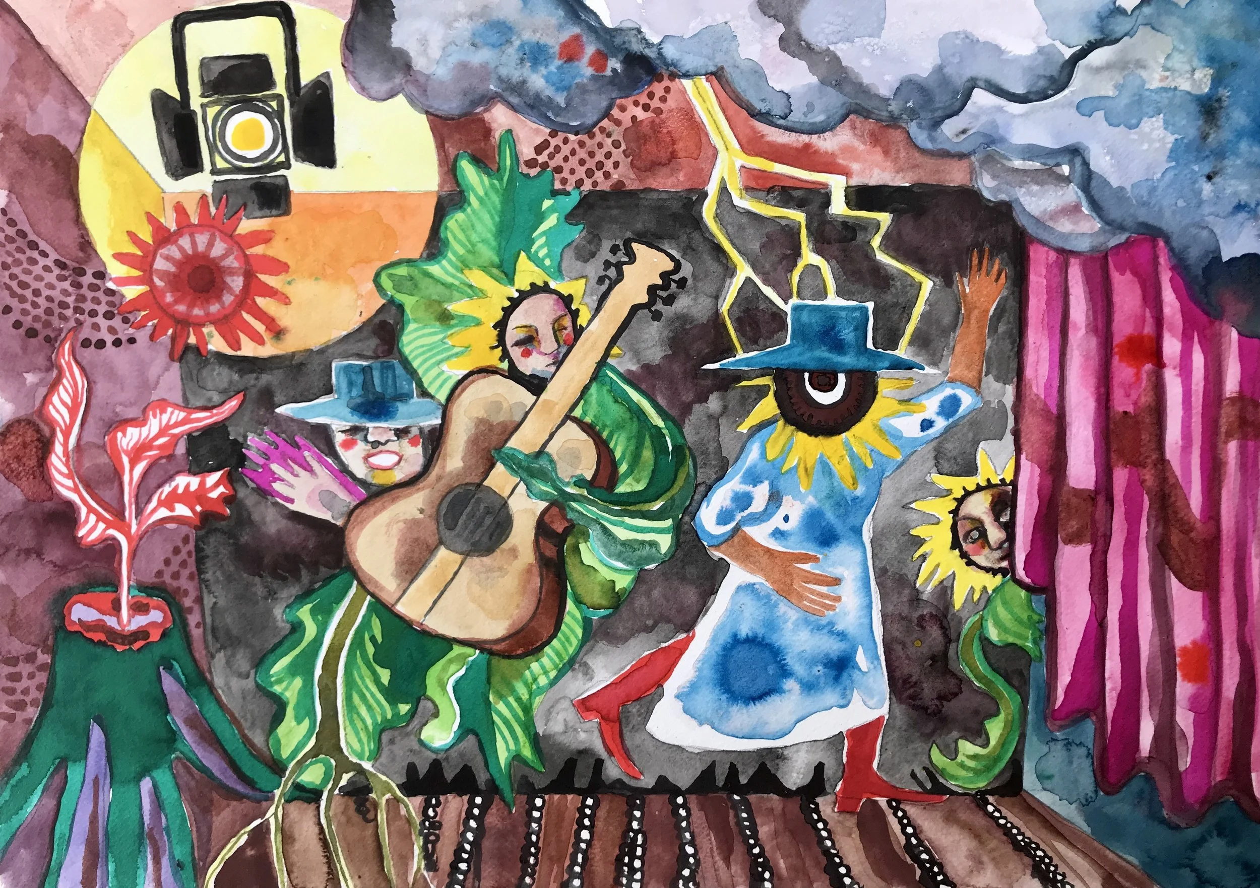 DANS, MÅNE!  - Flamenco, sang, digt, dans, kunst. FERNISERING.