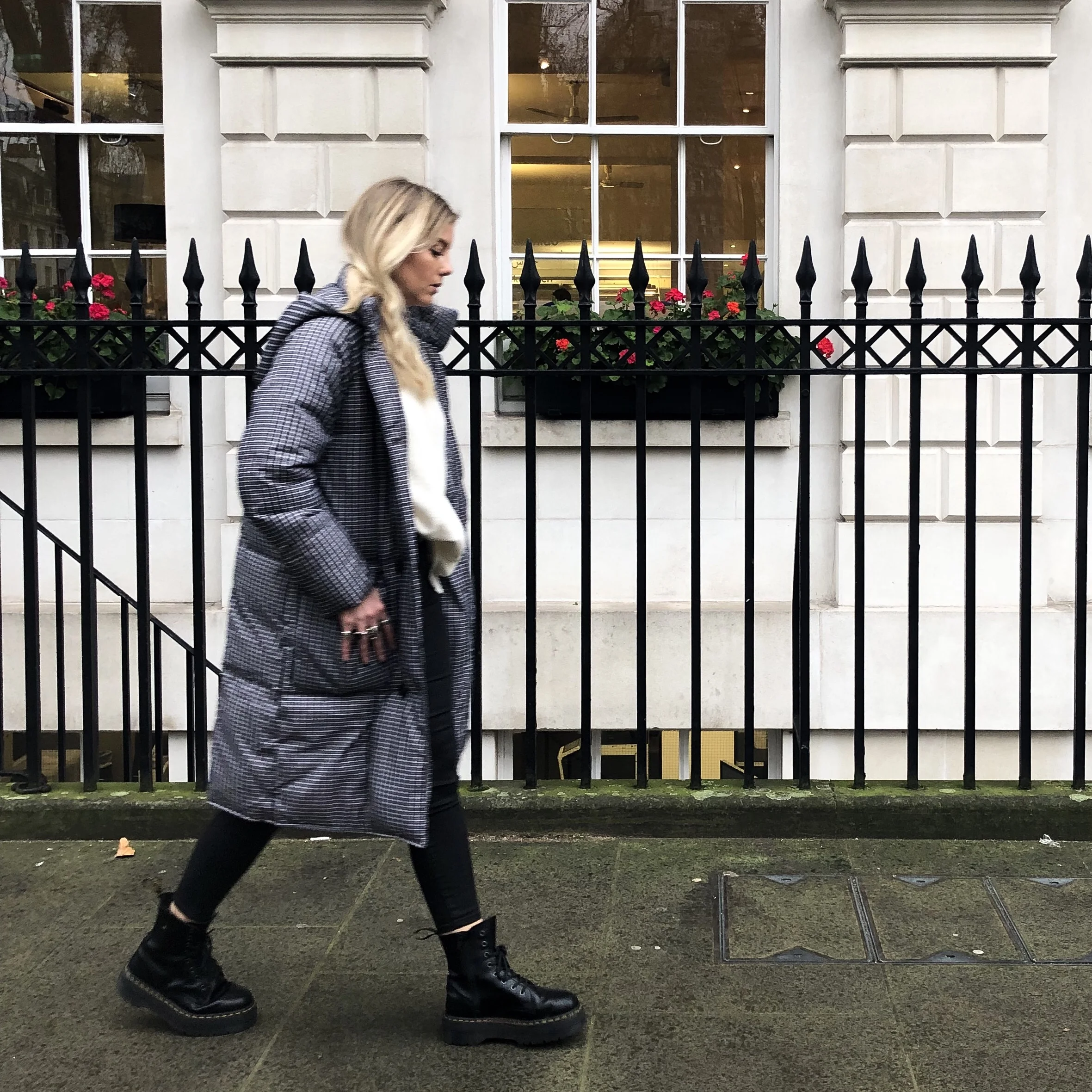 CHECKMATE </div>
</div>
</div>
</div>
<div style= Whistles longline check coat | ASOS