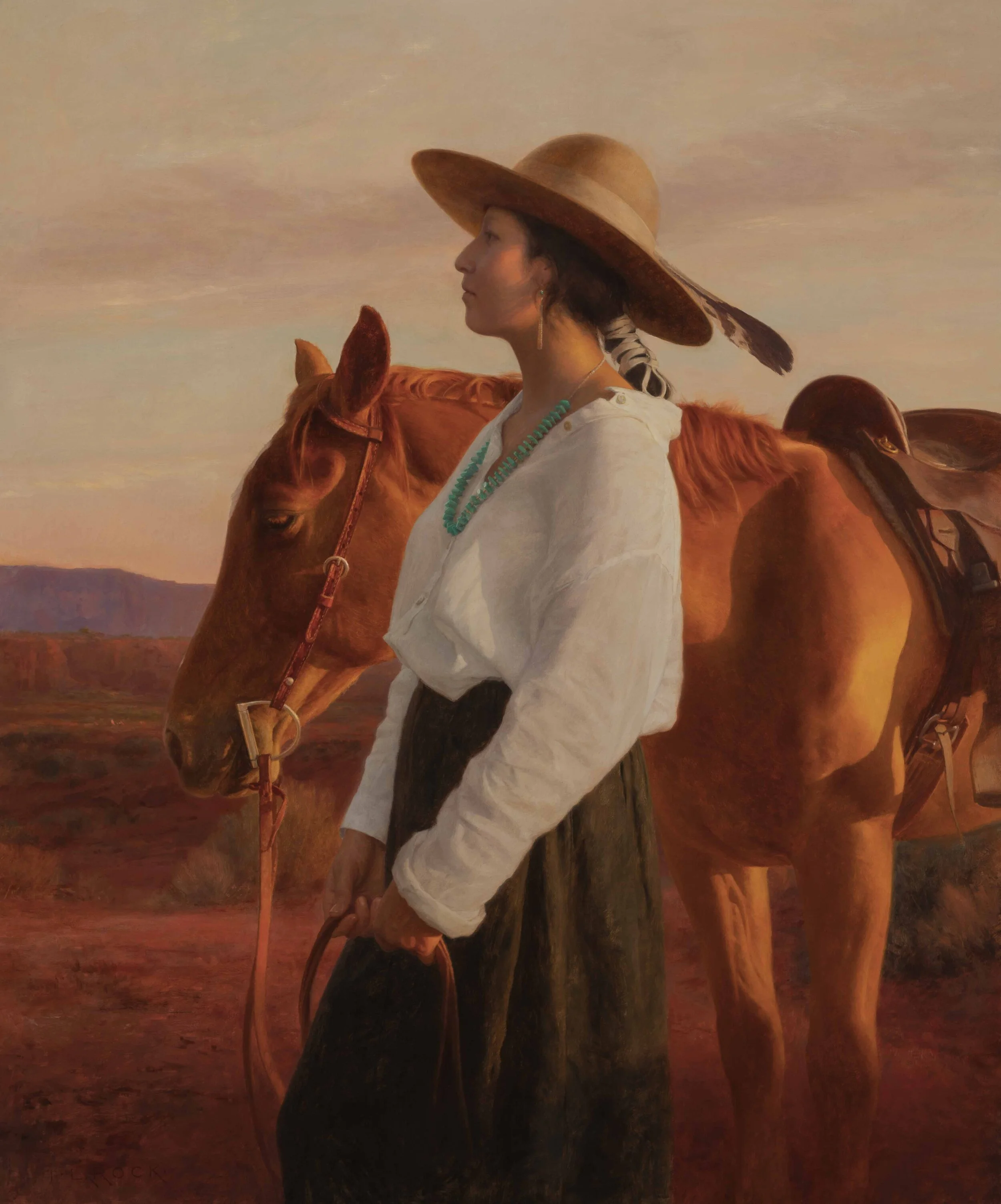 Of Golden Light and Red Earth - 35x29 (SOLD)