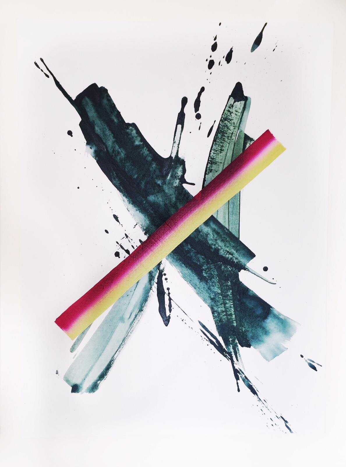 Spectrum. Green. Lime/Fuschia