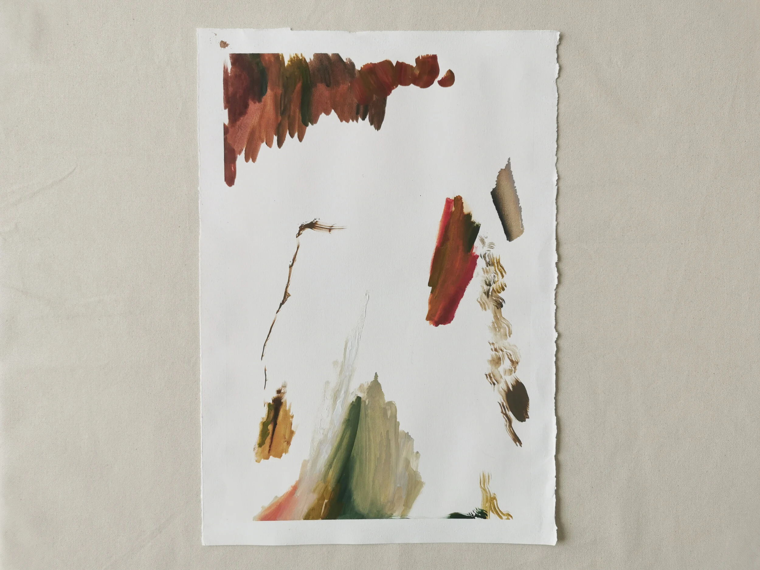 Then Soared The Slant  2020- Oil on Paper - 38.5 x 56cm - Kari Cahill - white.jpg
