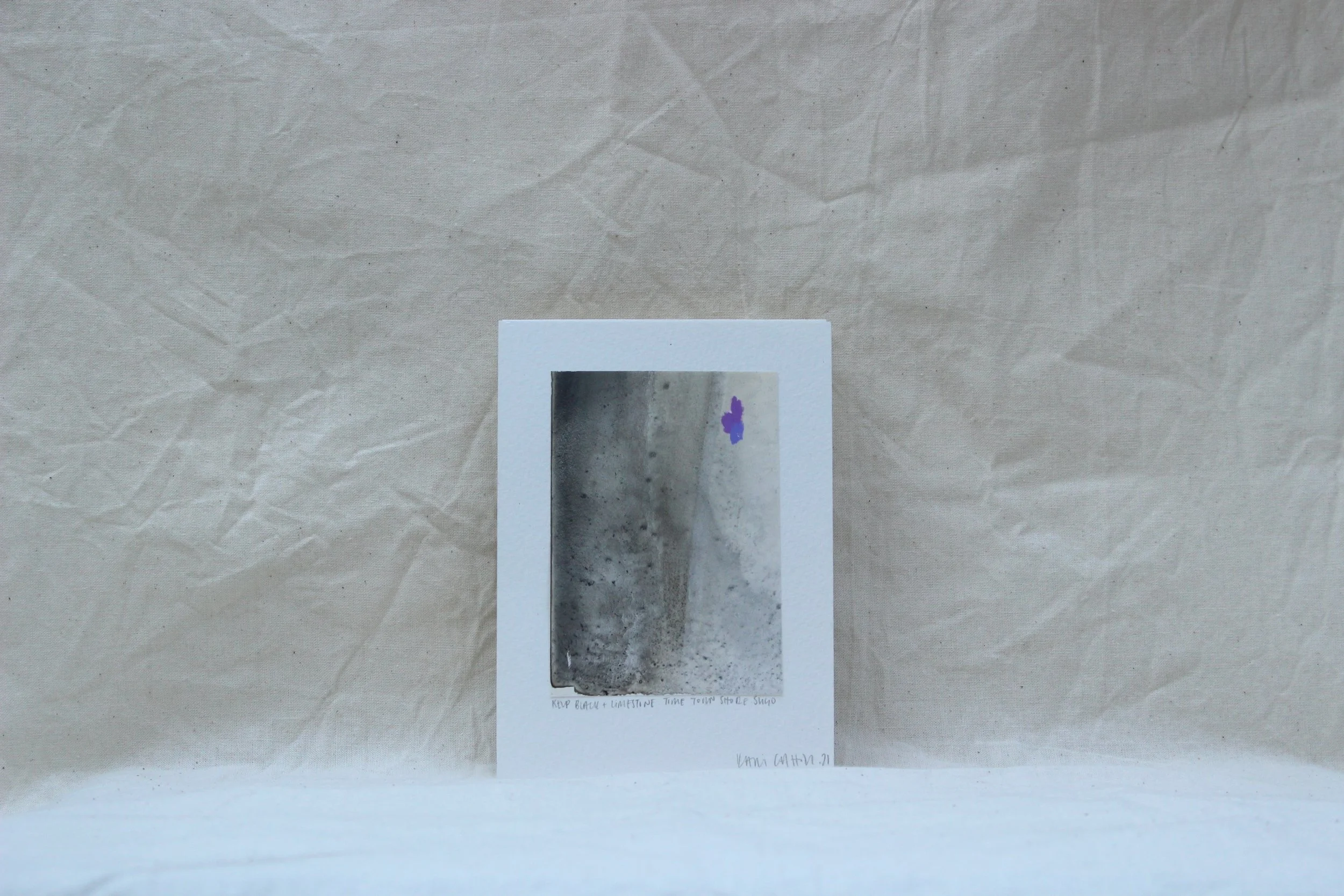 1 - Time Torn Shore - Sligo Pigment on Yupo - 148 x 105 mm - Kari Cahill.JPG