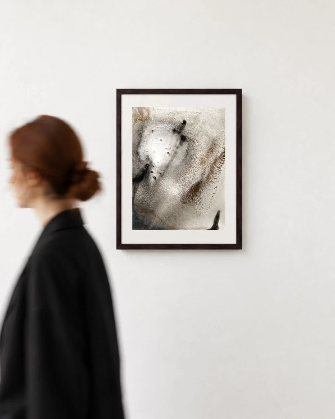Actant Matter - Bone Black & Liquid Iron on Yupo Substrate - 270 x 345 on wall.jpg